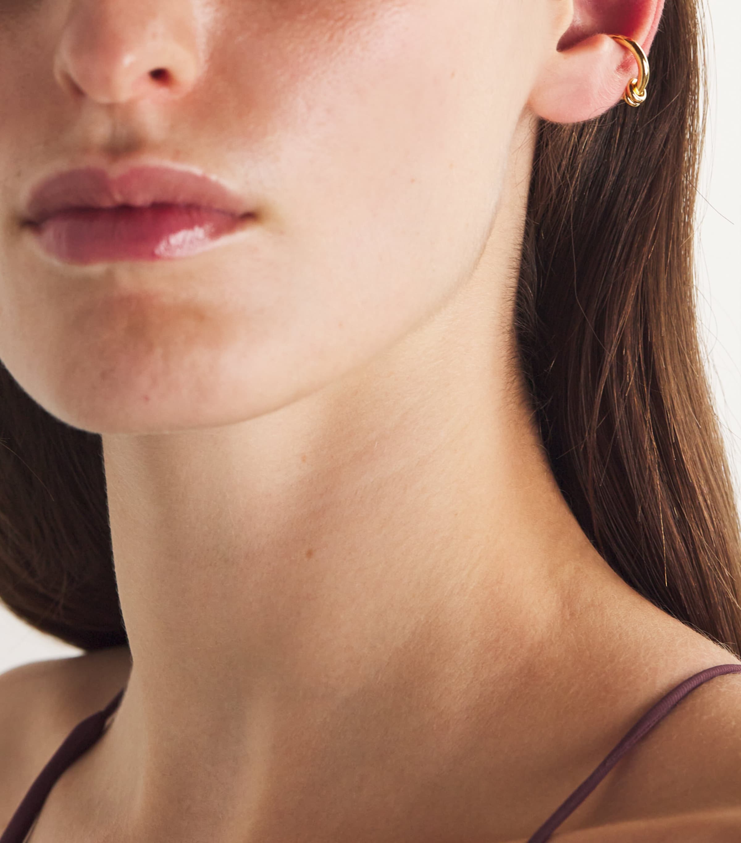 Spinelli Kilcollin Petite Yellow Gold Waning Single Ear Cuff
