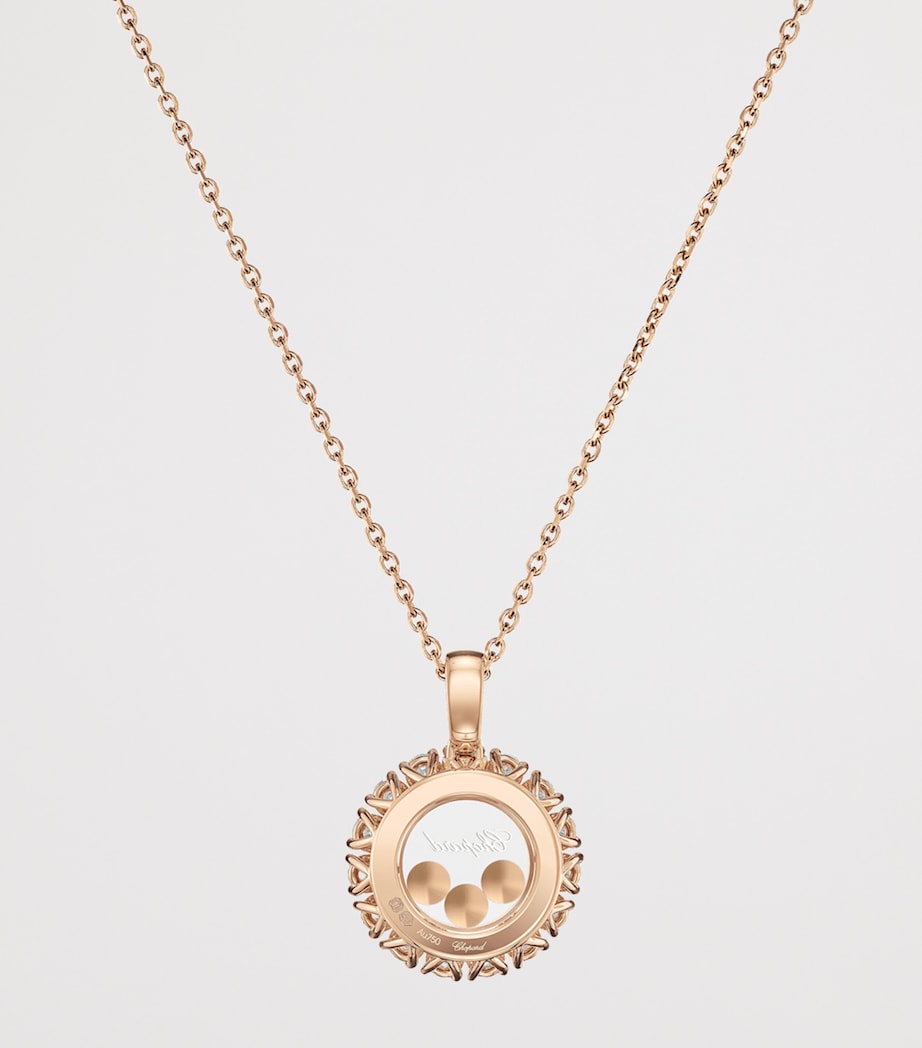 Rose Gold and Diamond Happy Diamonds Icons Joaillerie Necklace 18K ROSE GOLD Image 3