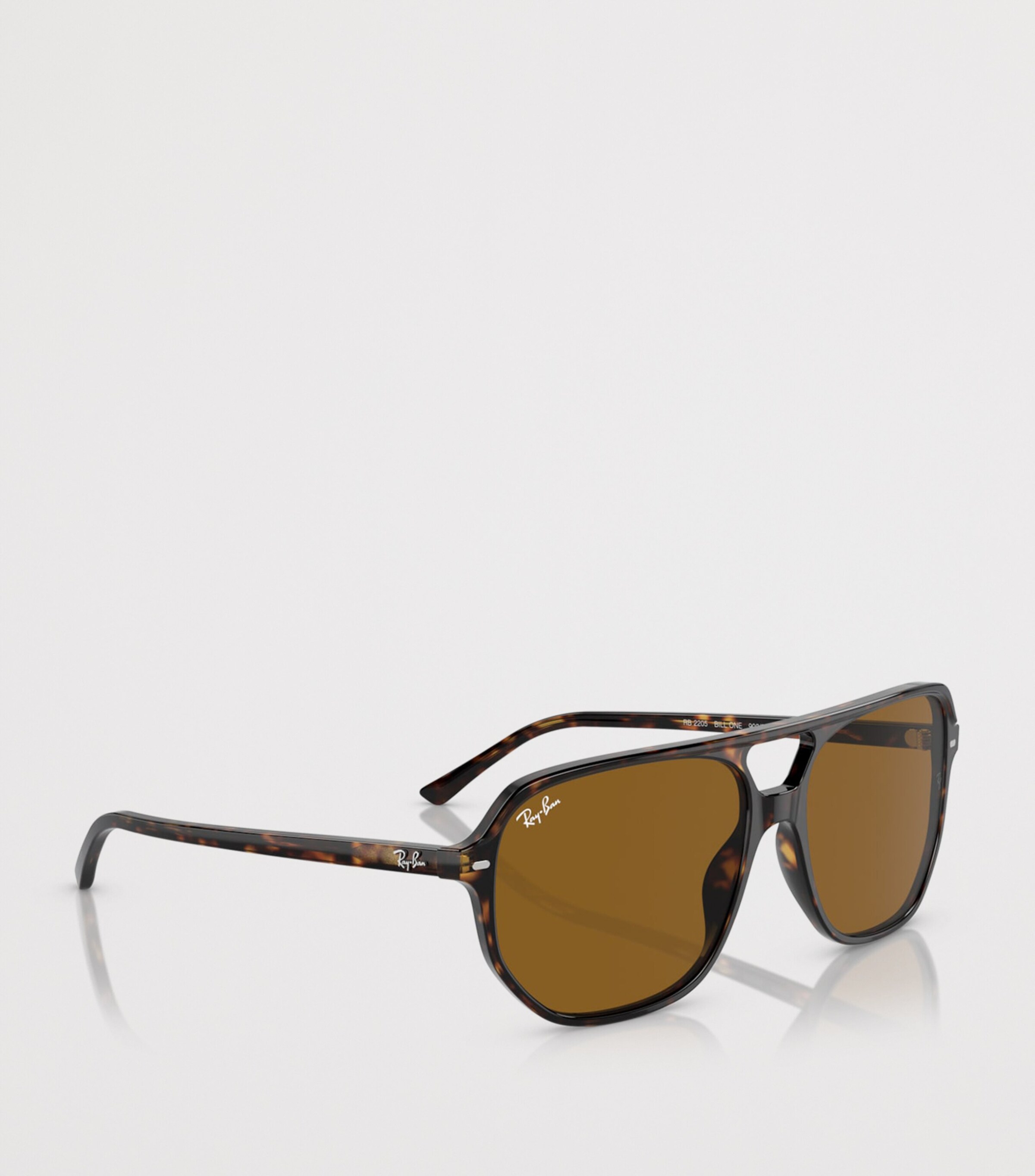 Ray-Ban Tortoiseshell Bill One Square Sunglasses Brown Image 6