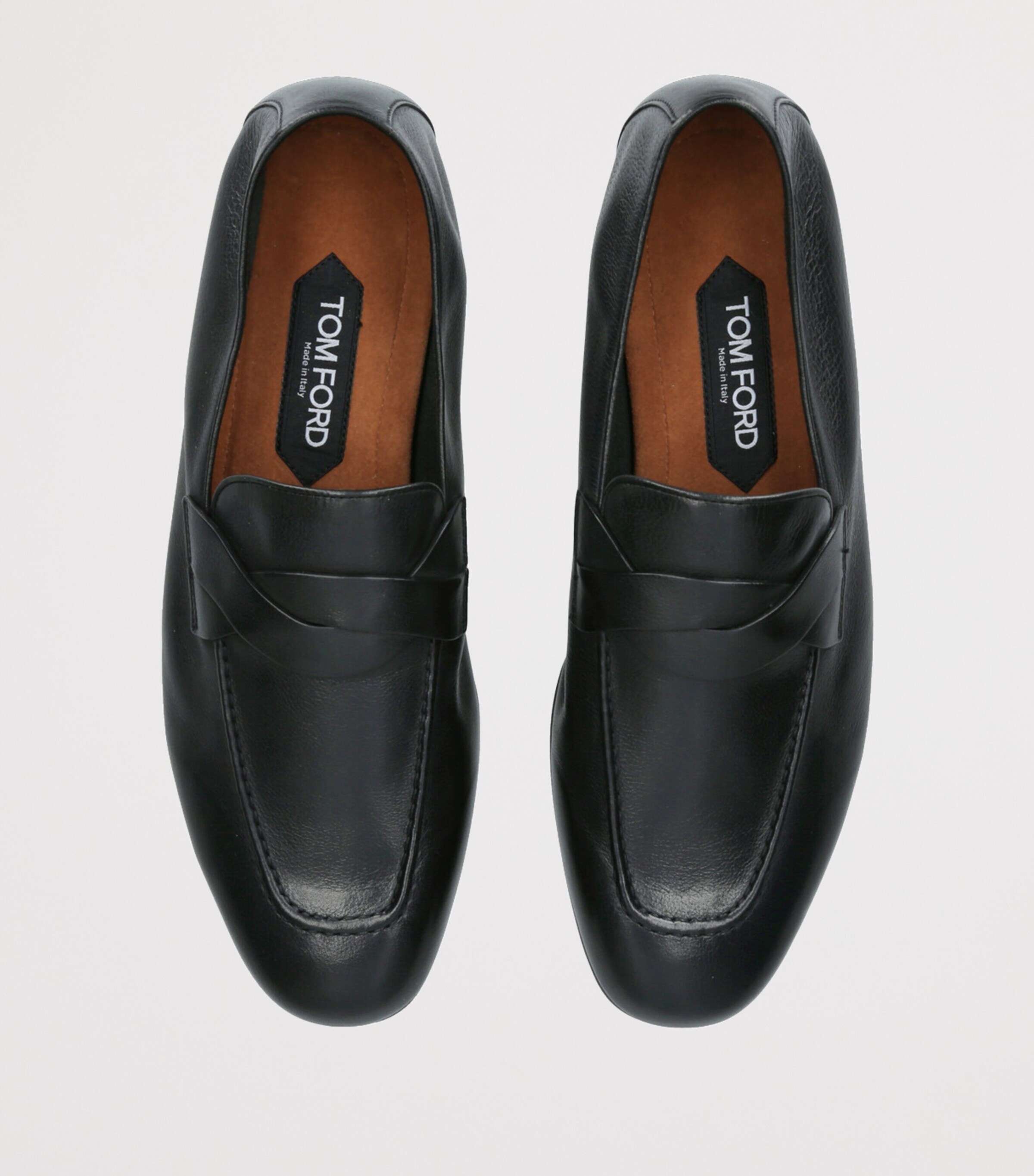 TOM FORD Leather Loafers Black Image 4