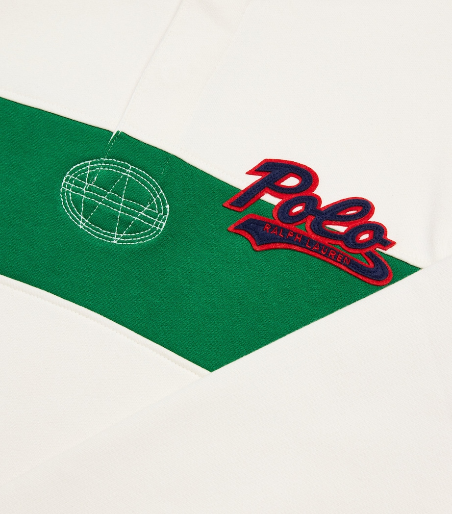 Cotton-Blend Rugby Hoodie (6-14 Years) WHITE MU Image 3