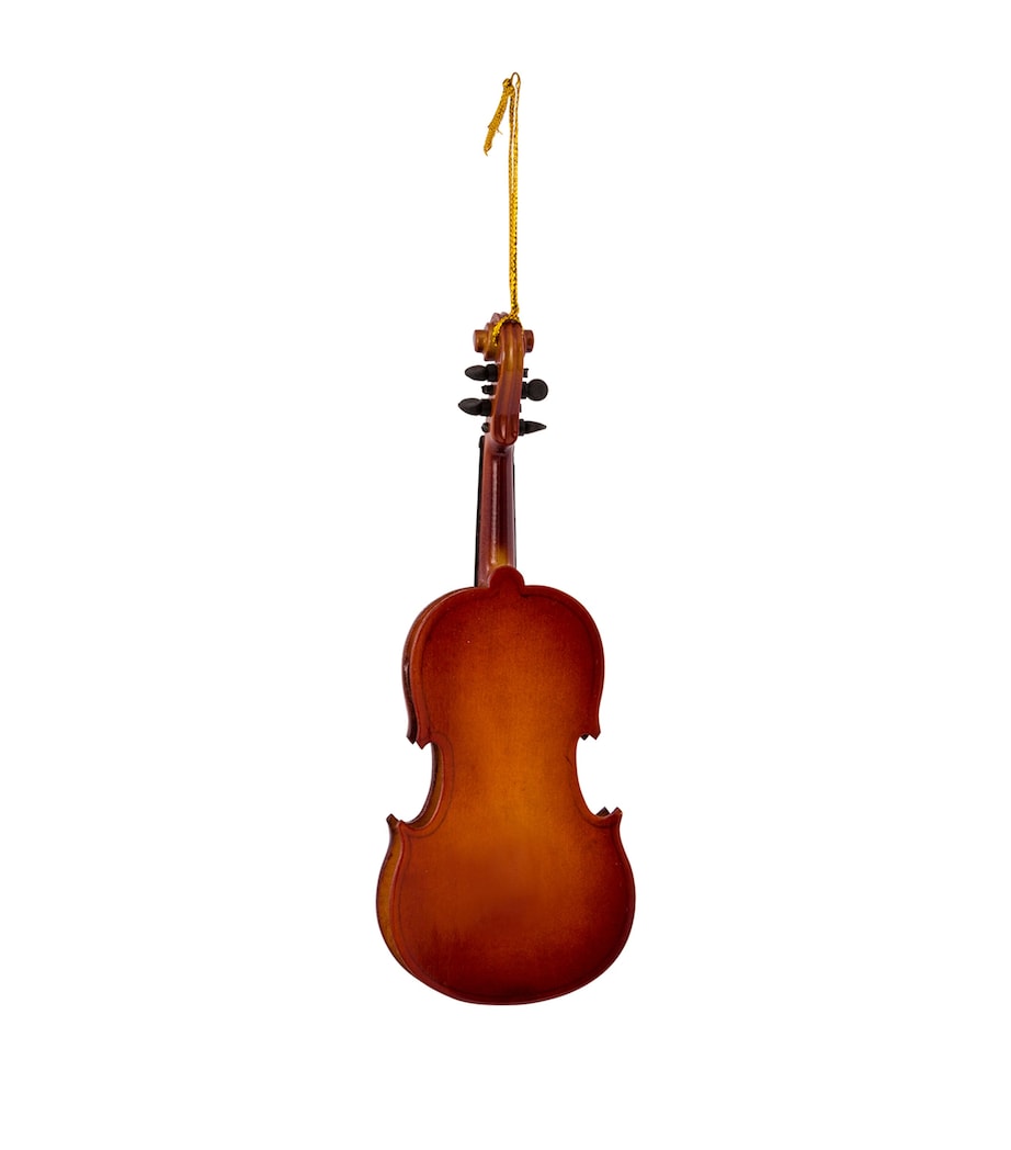 Kurt.S.Adler Wood Violin Tree Decoration Image 7