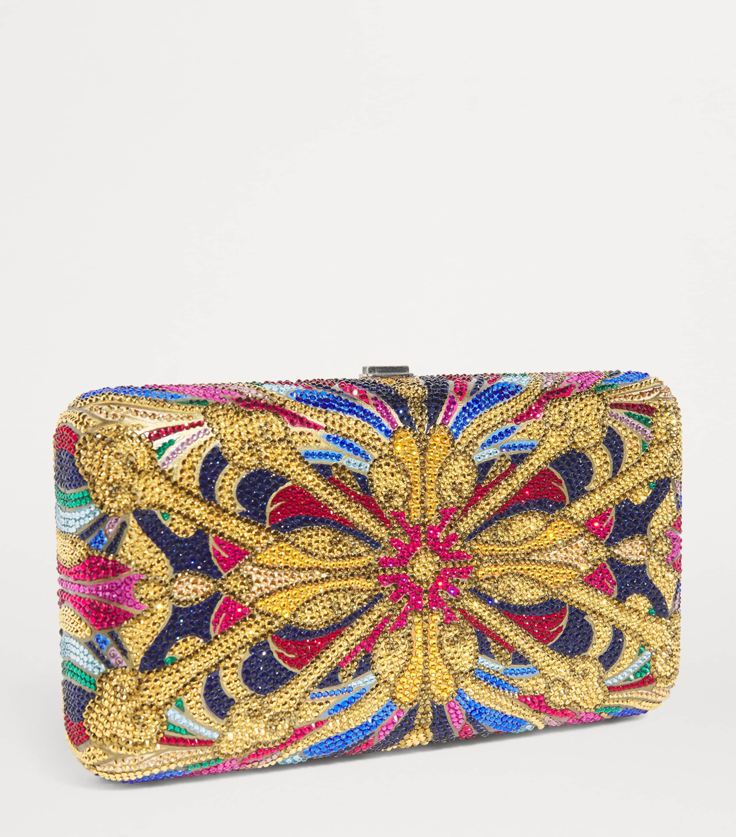 Louren flower jacquard clutch bag｜ファッション