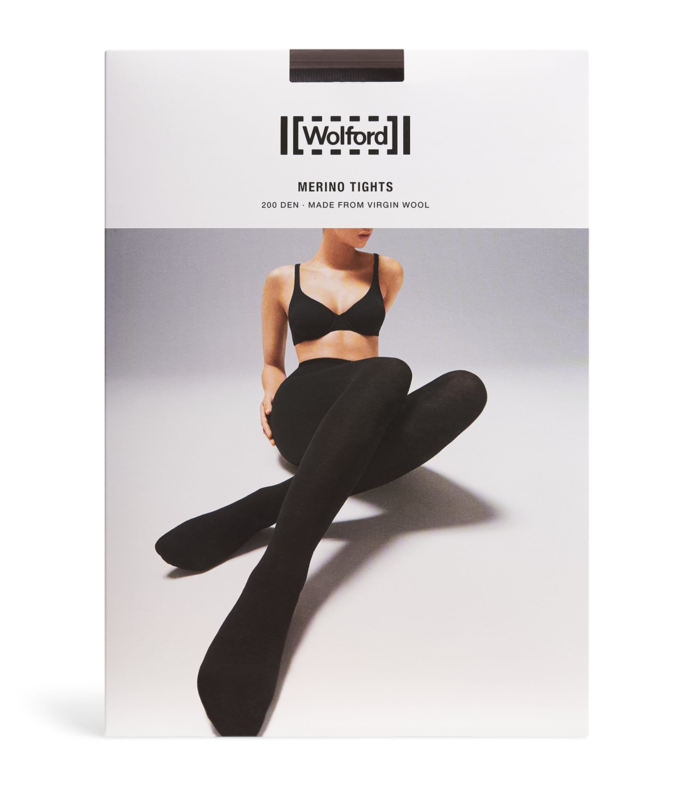 Wolford Wool-blend 200 Tights In Brown