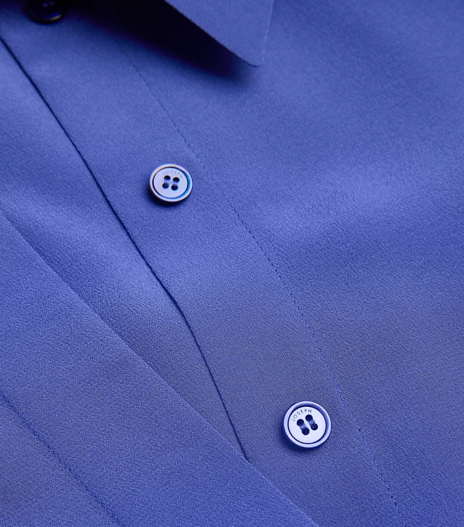 Silk Bold Blouse COBALT Image 5