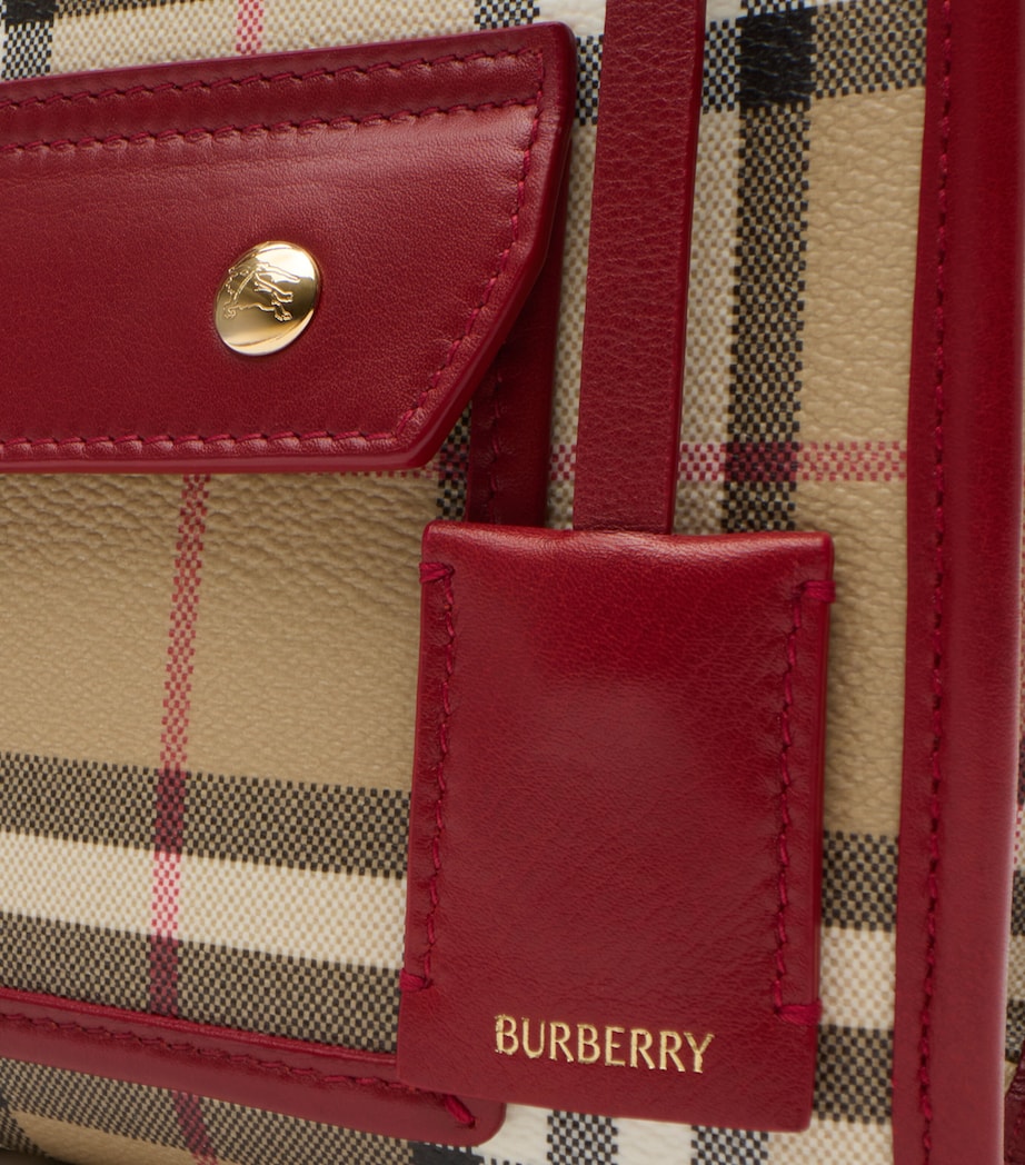 Mini Check Freya Tote Bag VNTG CHKRUBY Image 6