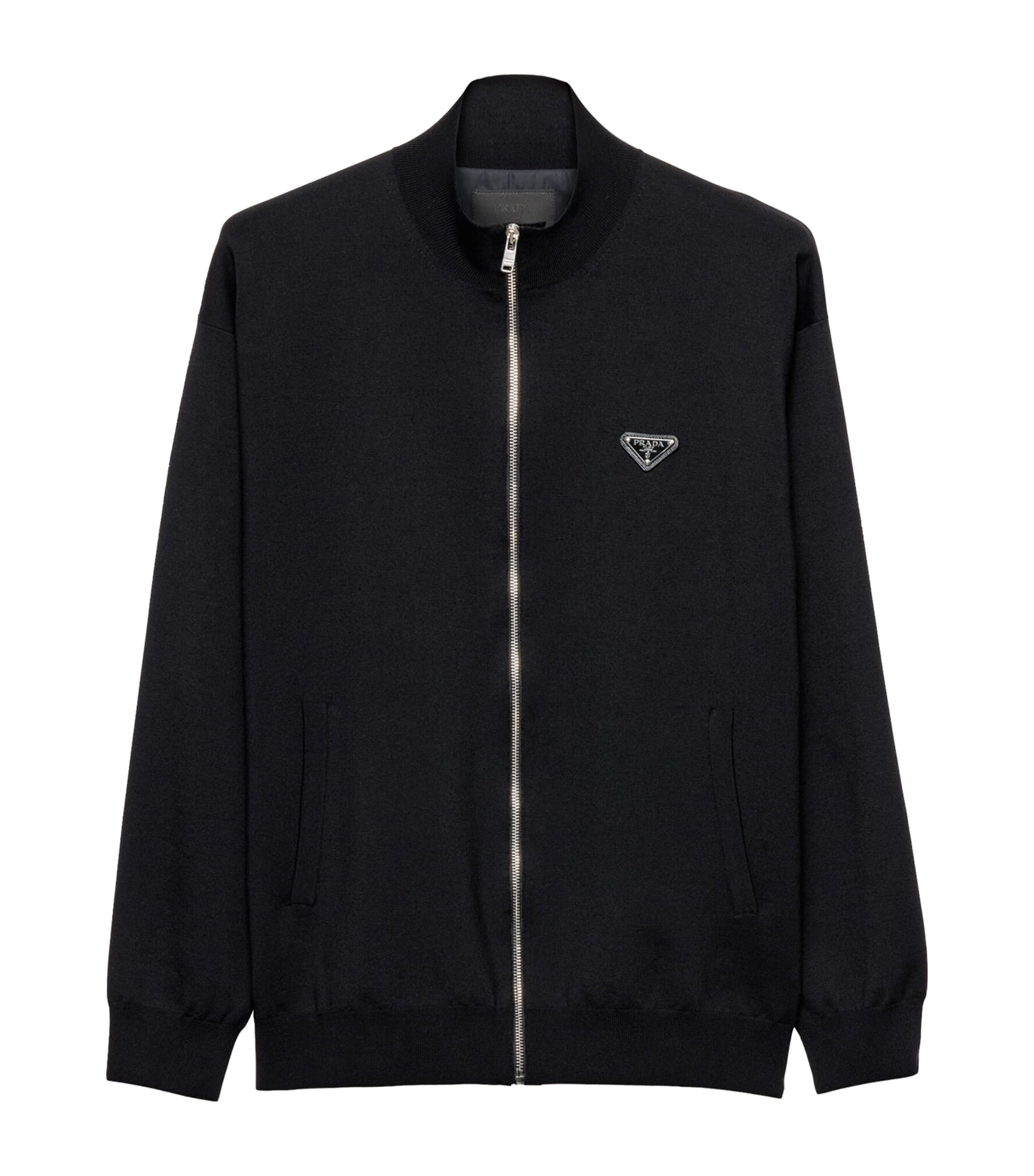 Prada Black Superfine Wool Bomber Jacket | Harrods EE Prada Black Superfine Wool Bomber Jacket | Harrods EE