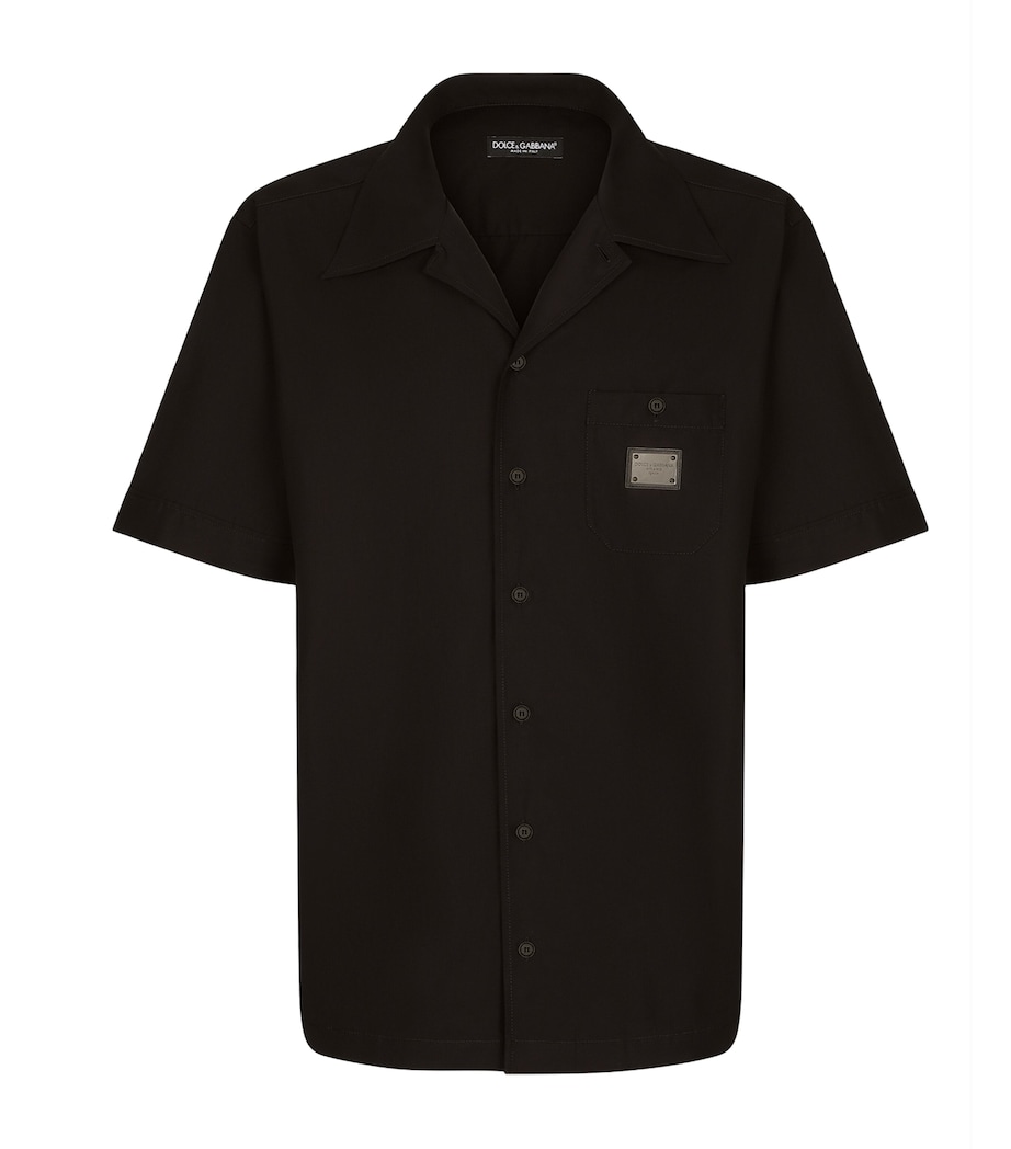 Logo-Plaque Shirt N0000-BLACK Image 1