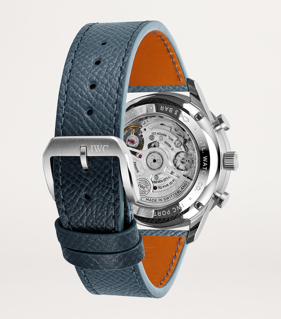 White Gold Portugieser Chronograph Watch 41mm BLUE Image 3