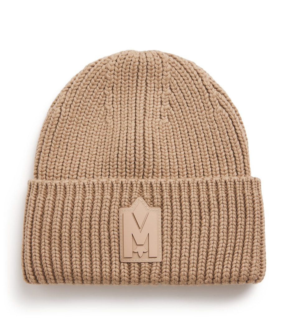 Wool-Blend Ribbed Beanie LT CAMEL A Image 1