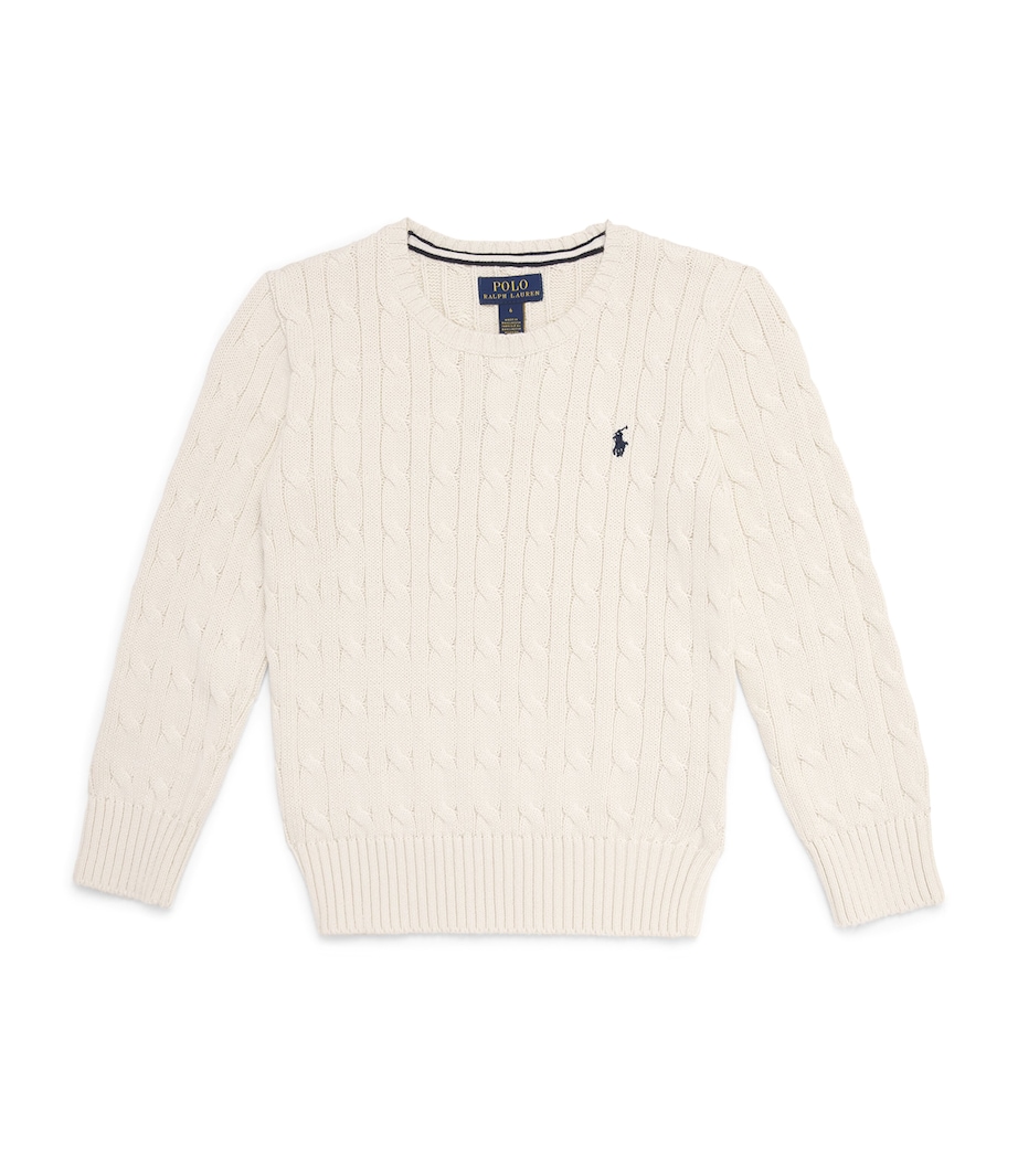Cotton Cable-Knit Sweater (6-14 Years) NEVIS Image 1