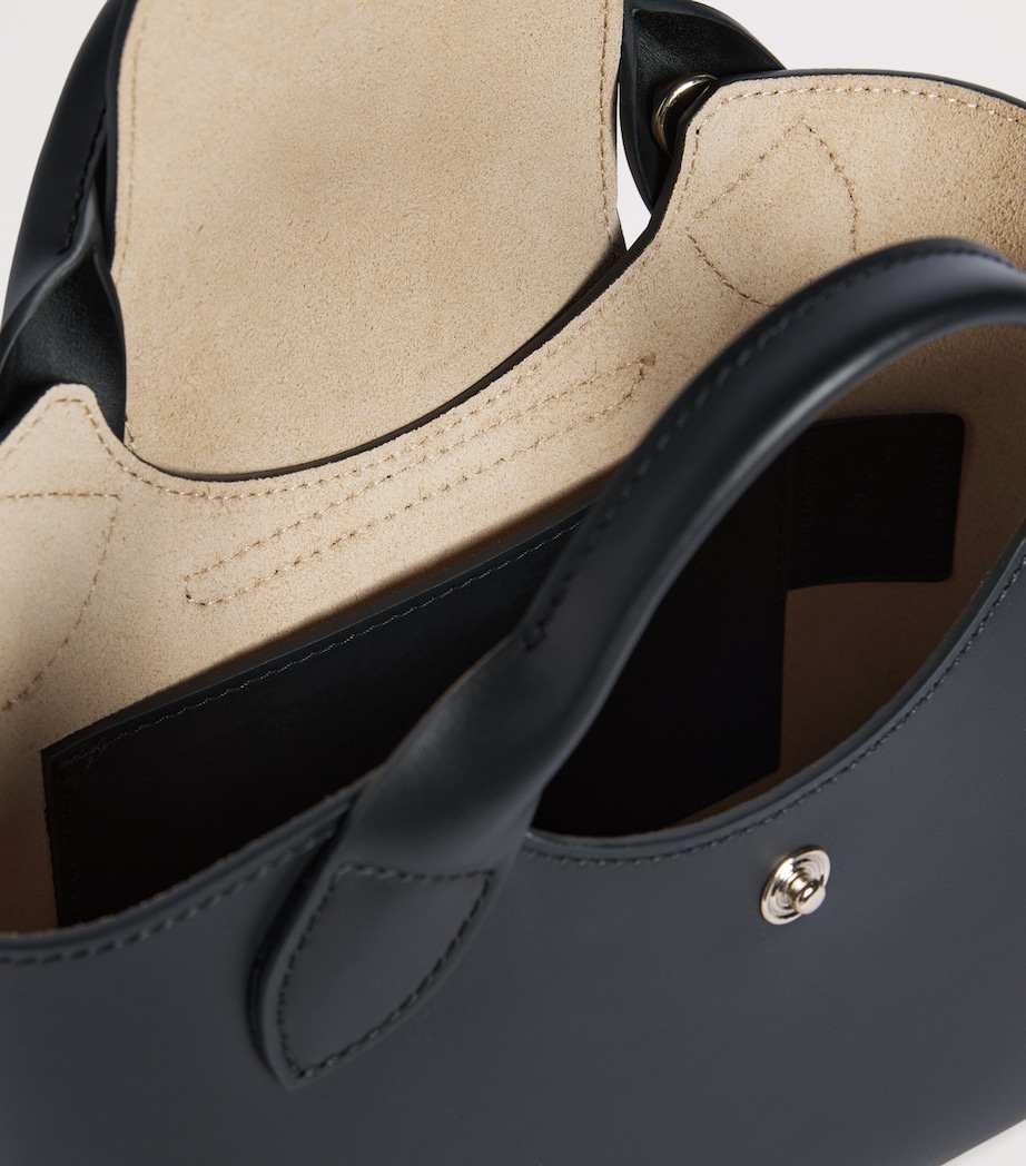 Longchamp Extra-Small Leather Épure Tote Bag Noir Image 6