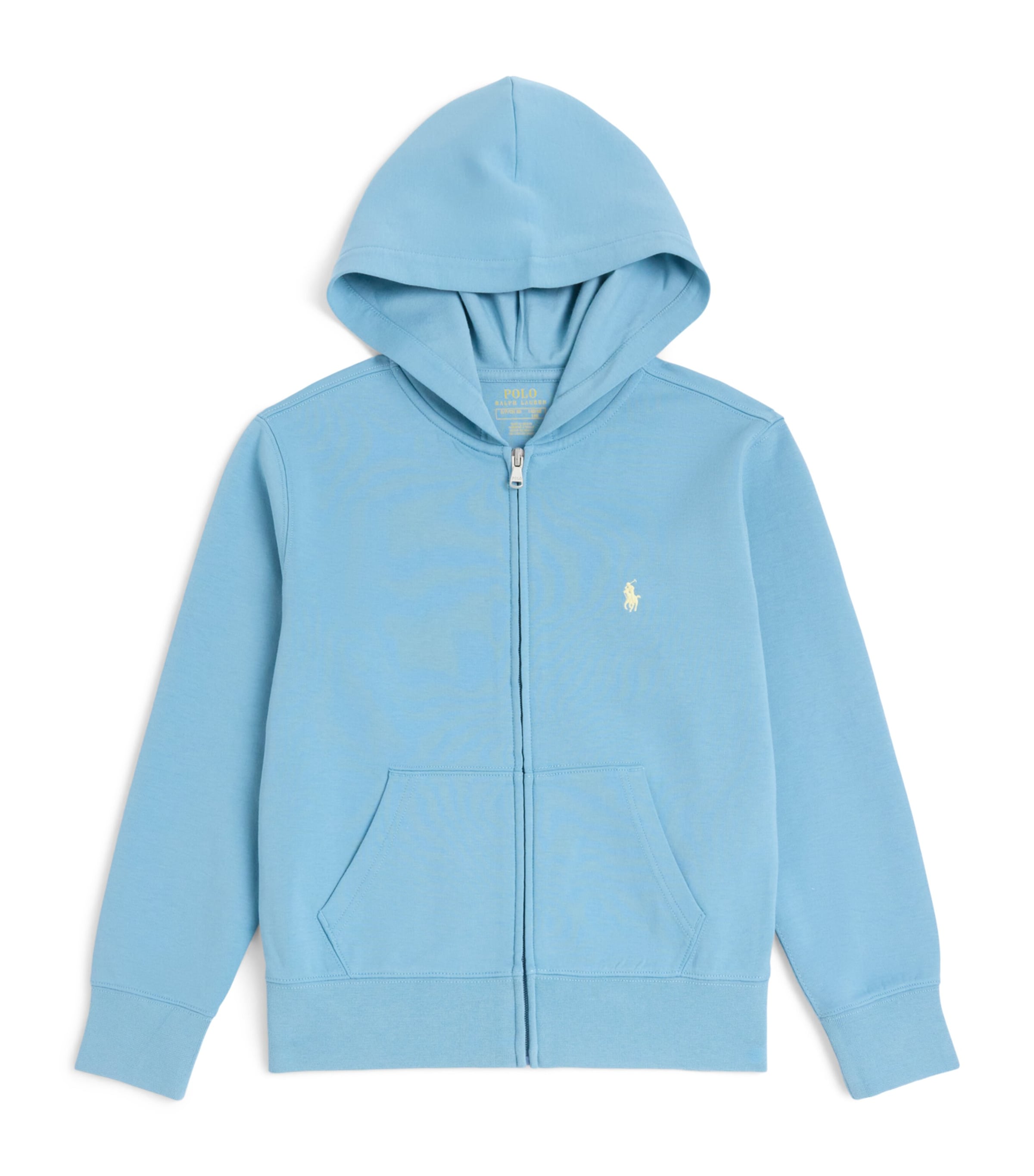 Ralph Lauren Kids Polo Pony Zip-Up Hoodie (6-14 Years) Cassidy Blue Image 1
