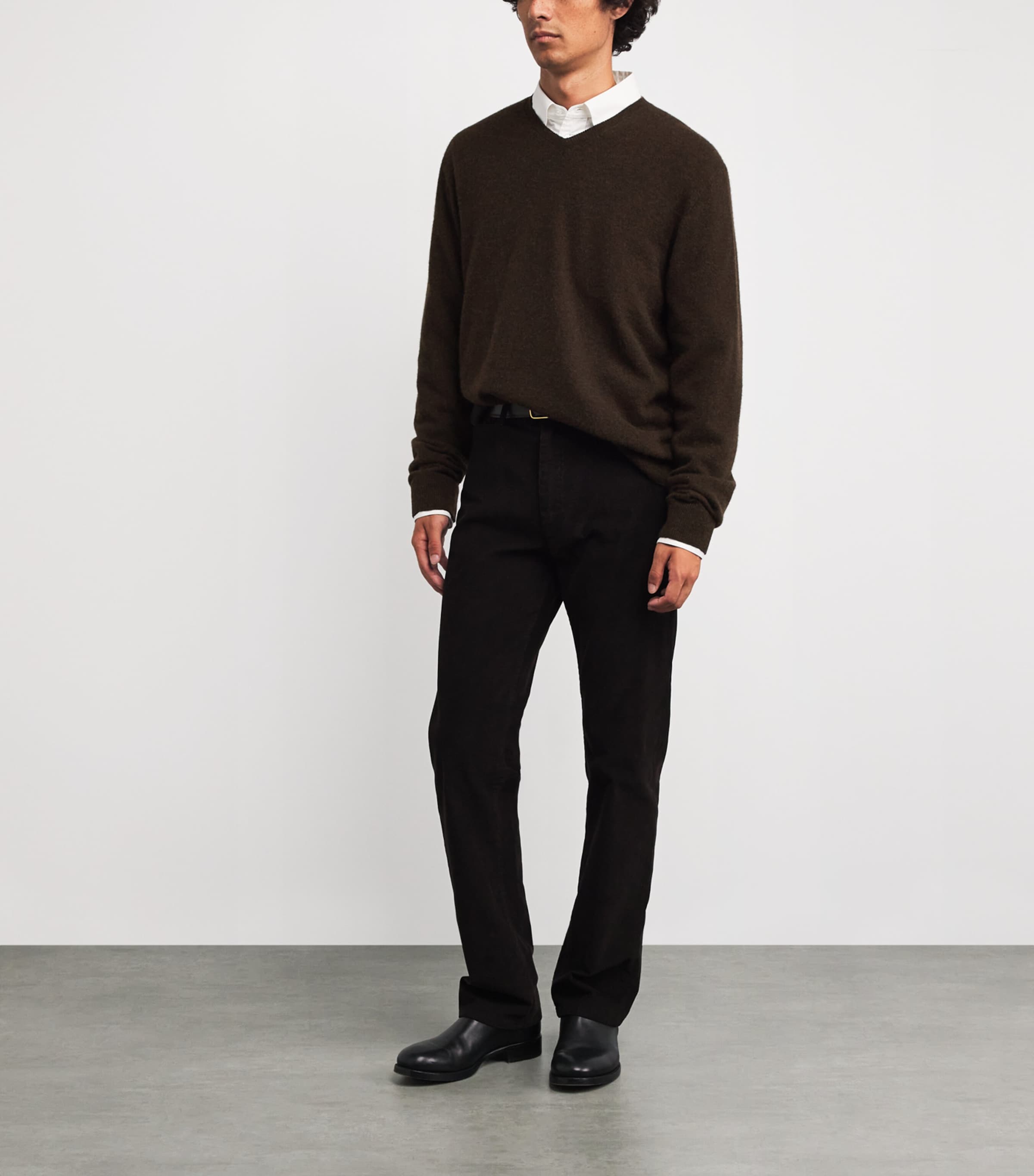 Rod Cashmere Sweater BROWN MELANGE Image 2