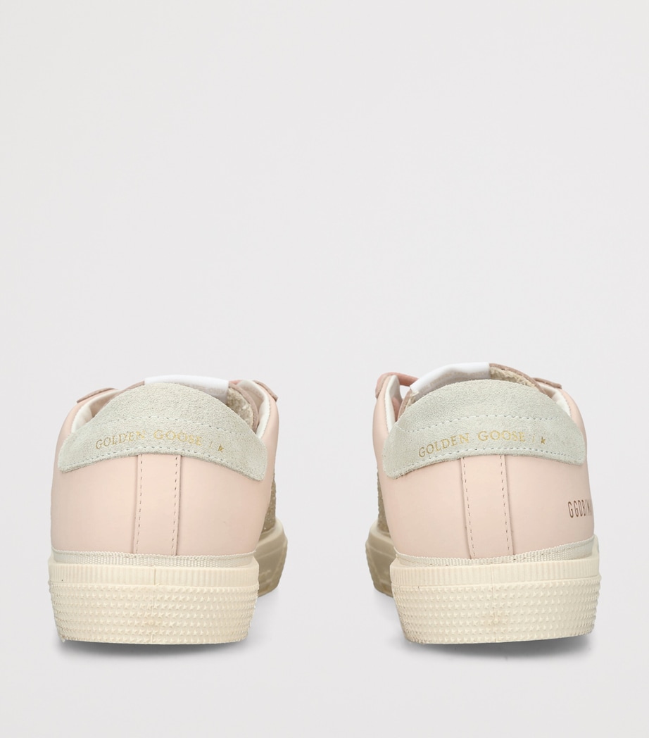 Golden Goose Leather May Sneakers Pale Pink Image 4