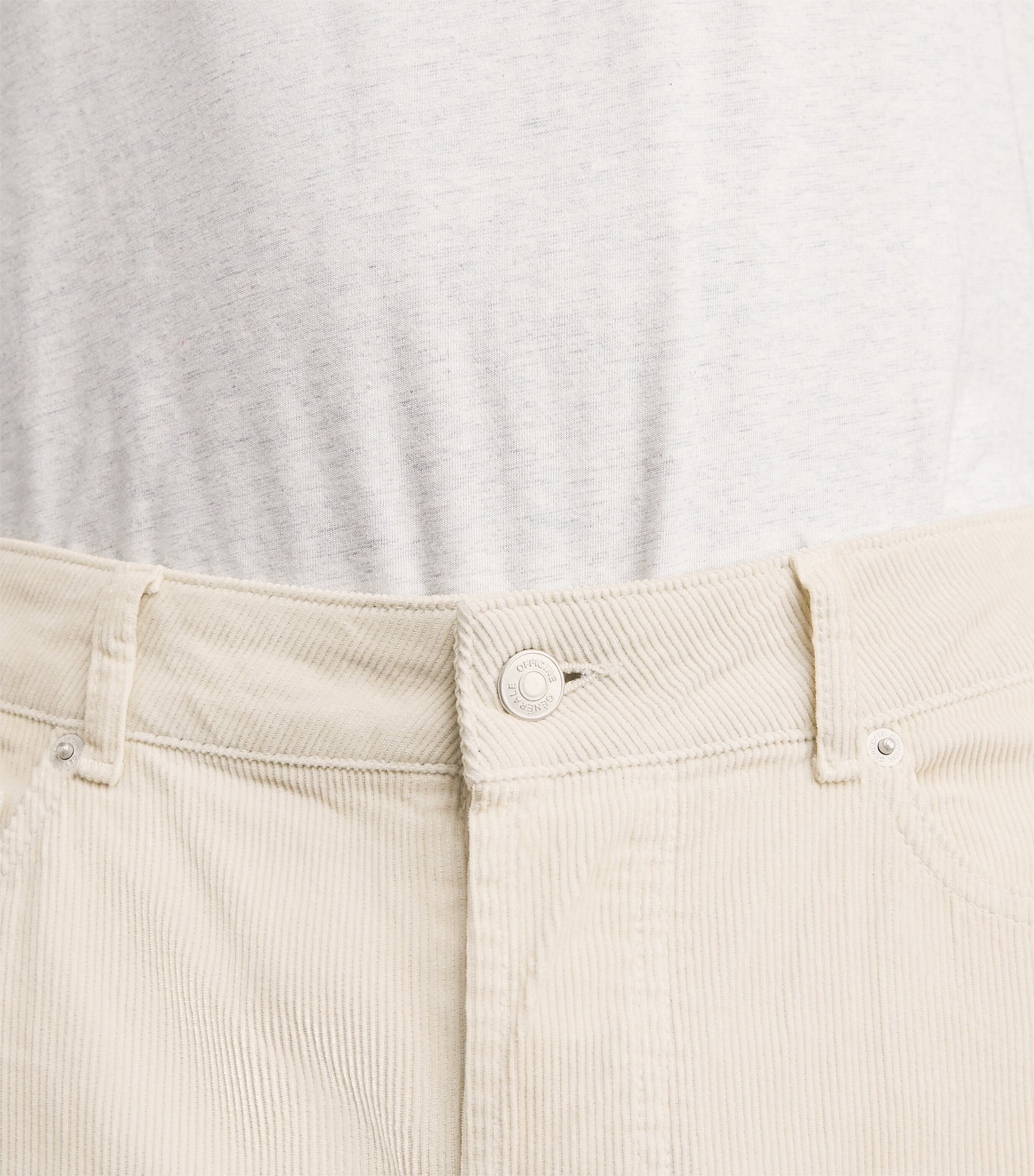 Cotton Corduroy 5-Pocket Trousers MOON Image 6