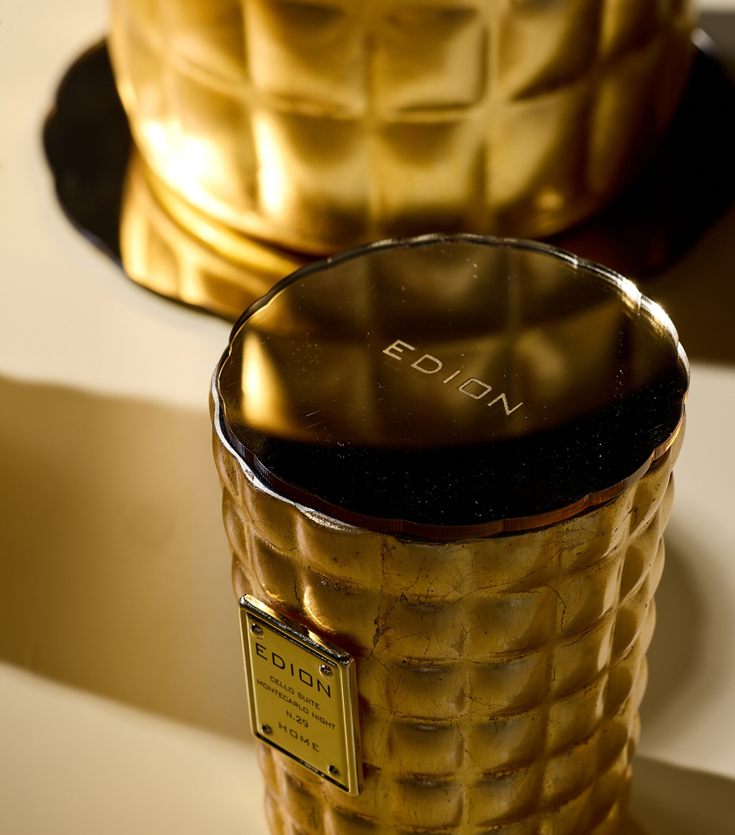 EDION Montecarlo Night Candle (300g) Gold Image 4