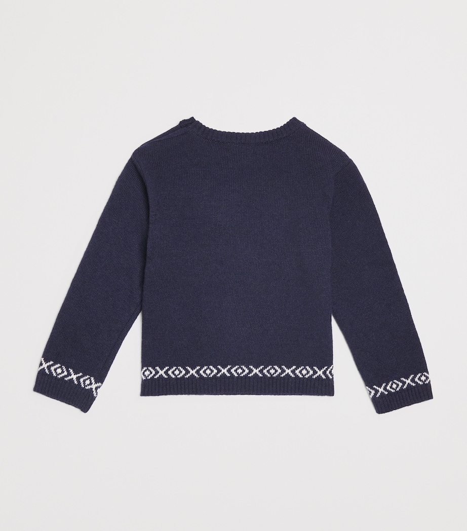 Patachou Bear Jacquard Sweater (1-24 Months) Image 2