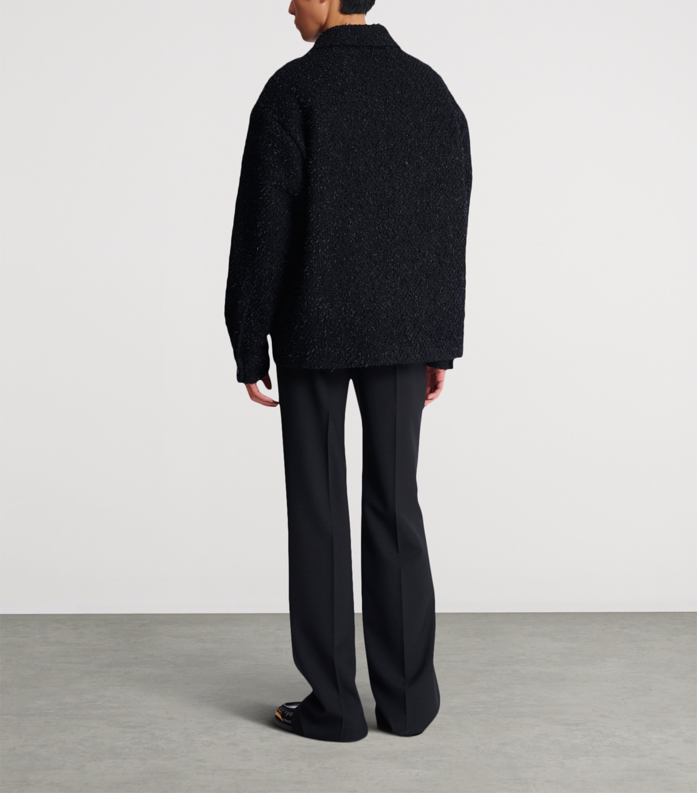 Tweed Overshirt 0PA NOIR Image 6