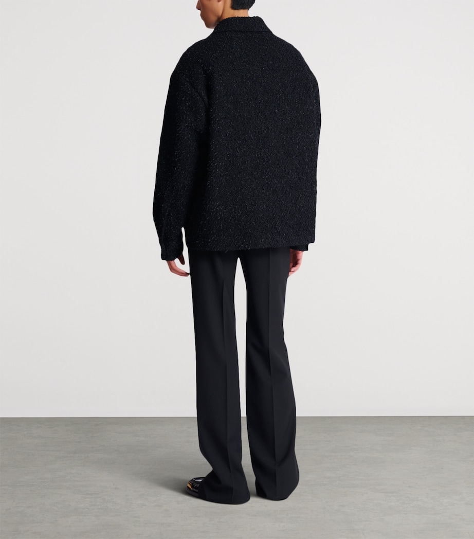 Tweed Overshirt 0PA NOIR Image 6
