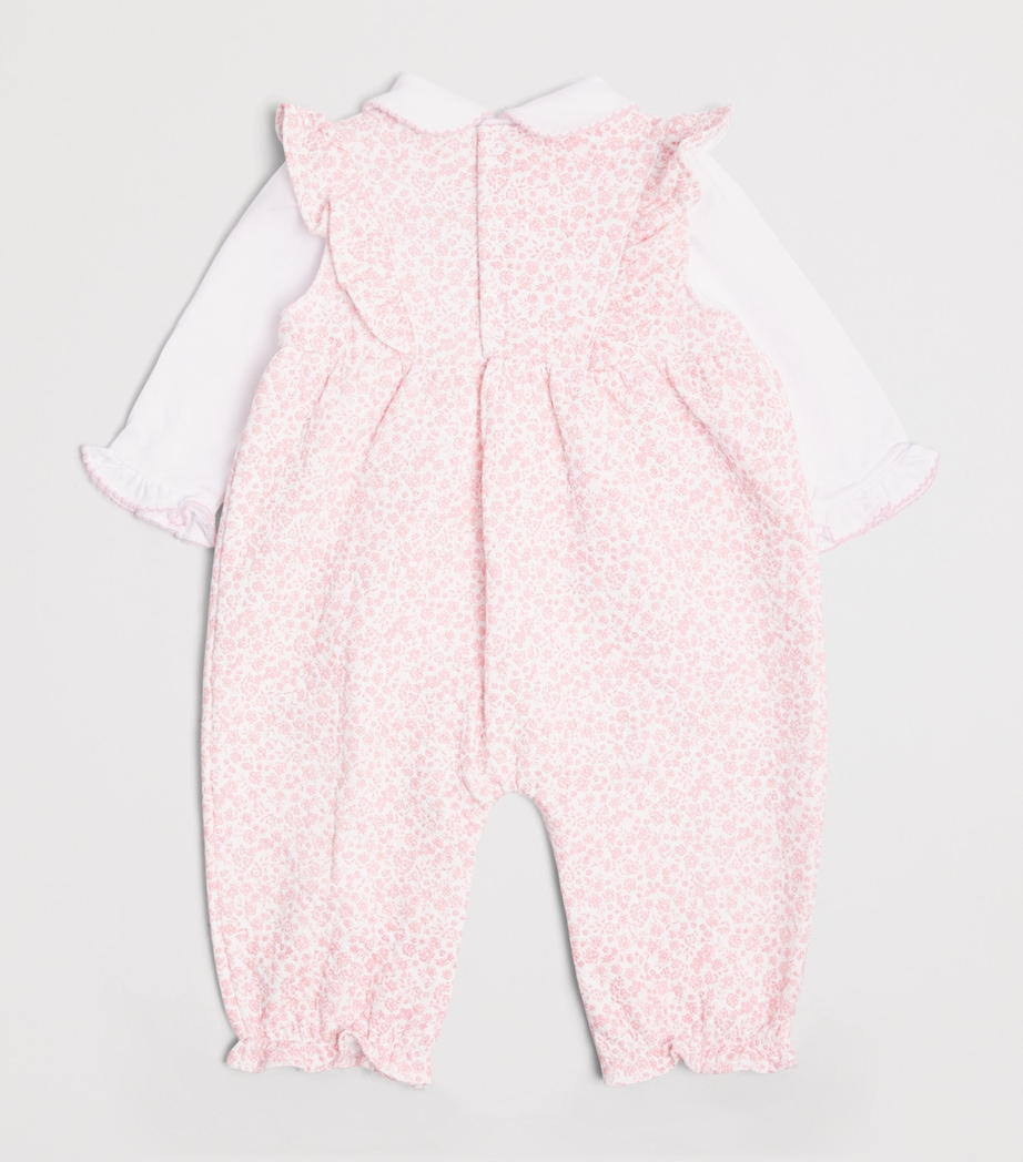 Kissy Kissy Pima Cotton Floral Playsuit Set (3-18 Months) Pink/white Image 2