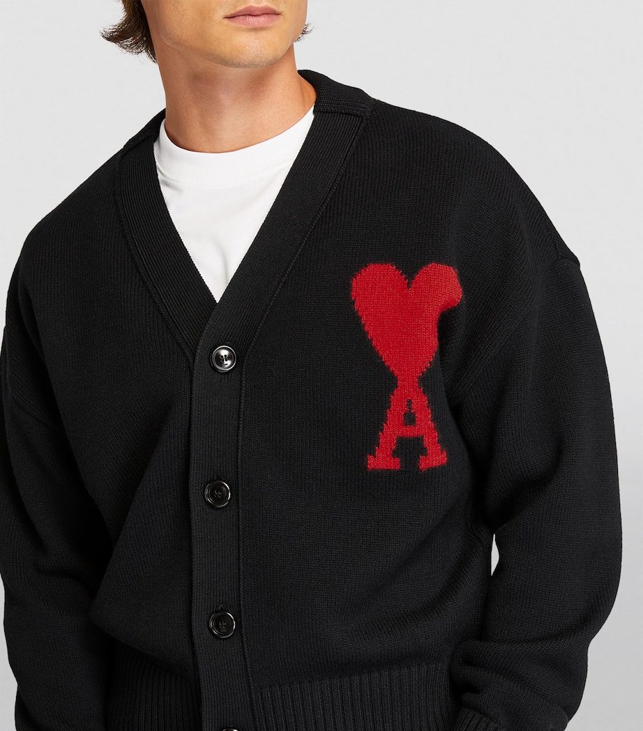 Ami de Coeur Cardigan BLACK/RED/009 Image 6