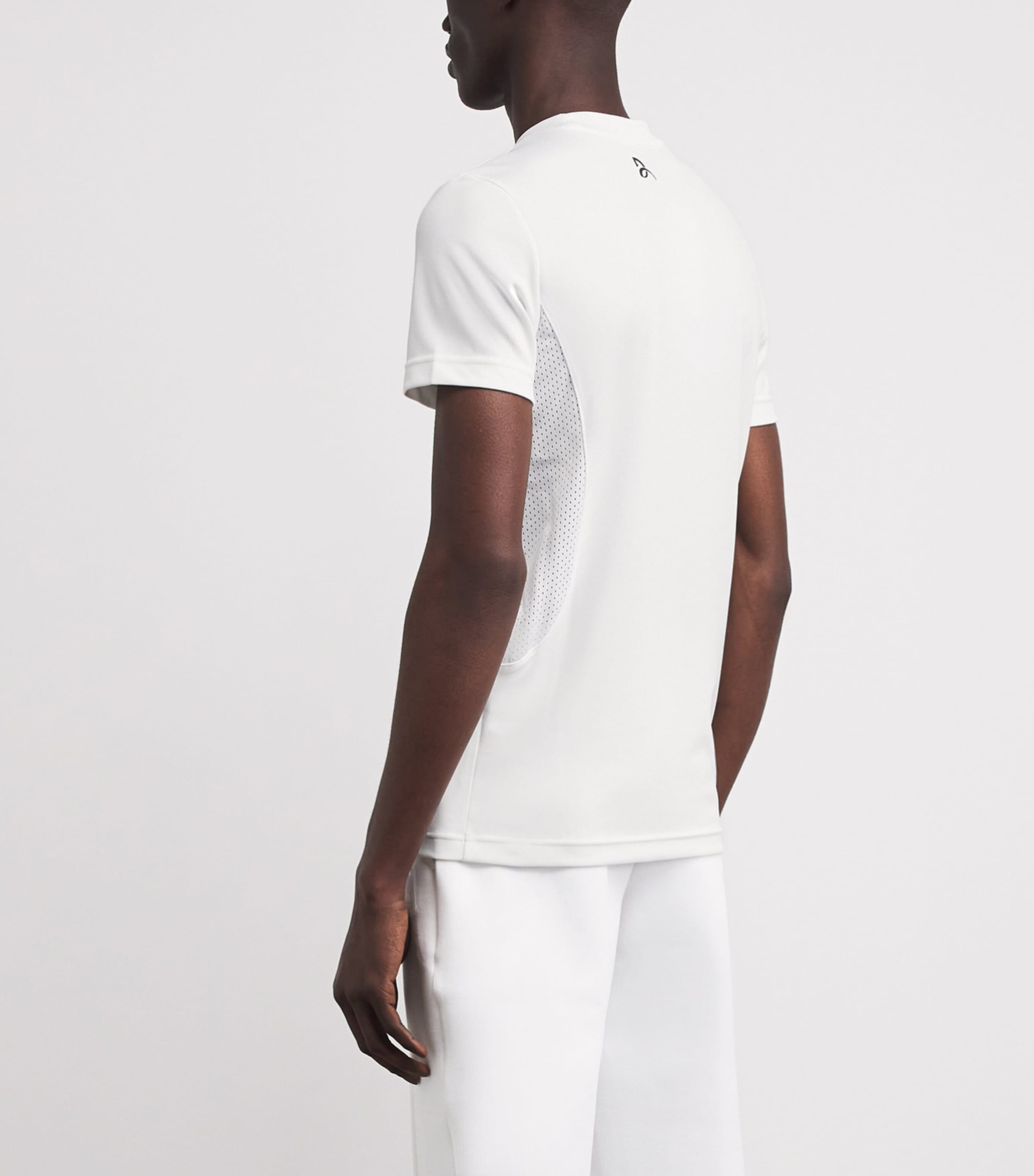 Lacoste Mens x Novak Djokovic Tennis T-Shirt White Image 5