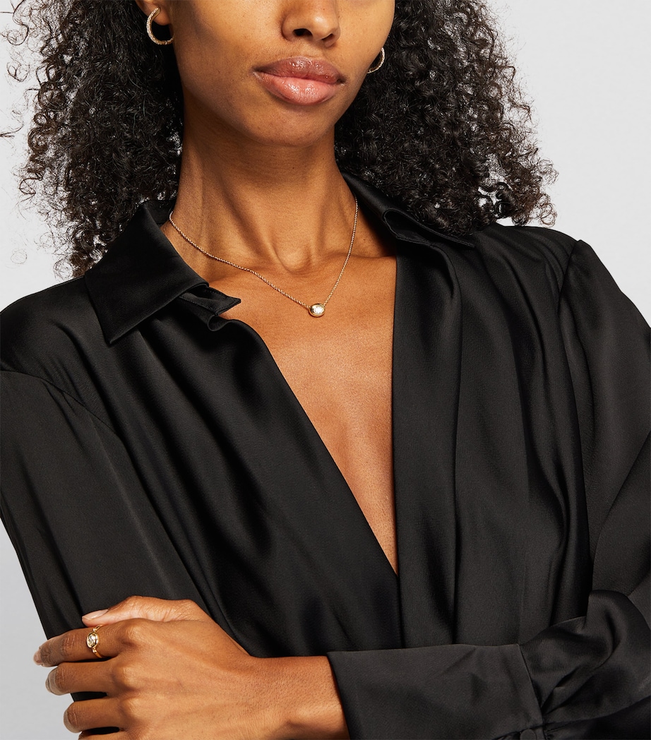 Yellow Gold and Diamond Honey Hoop Earrings YELLOW GOLD Image 4