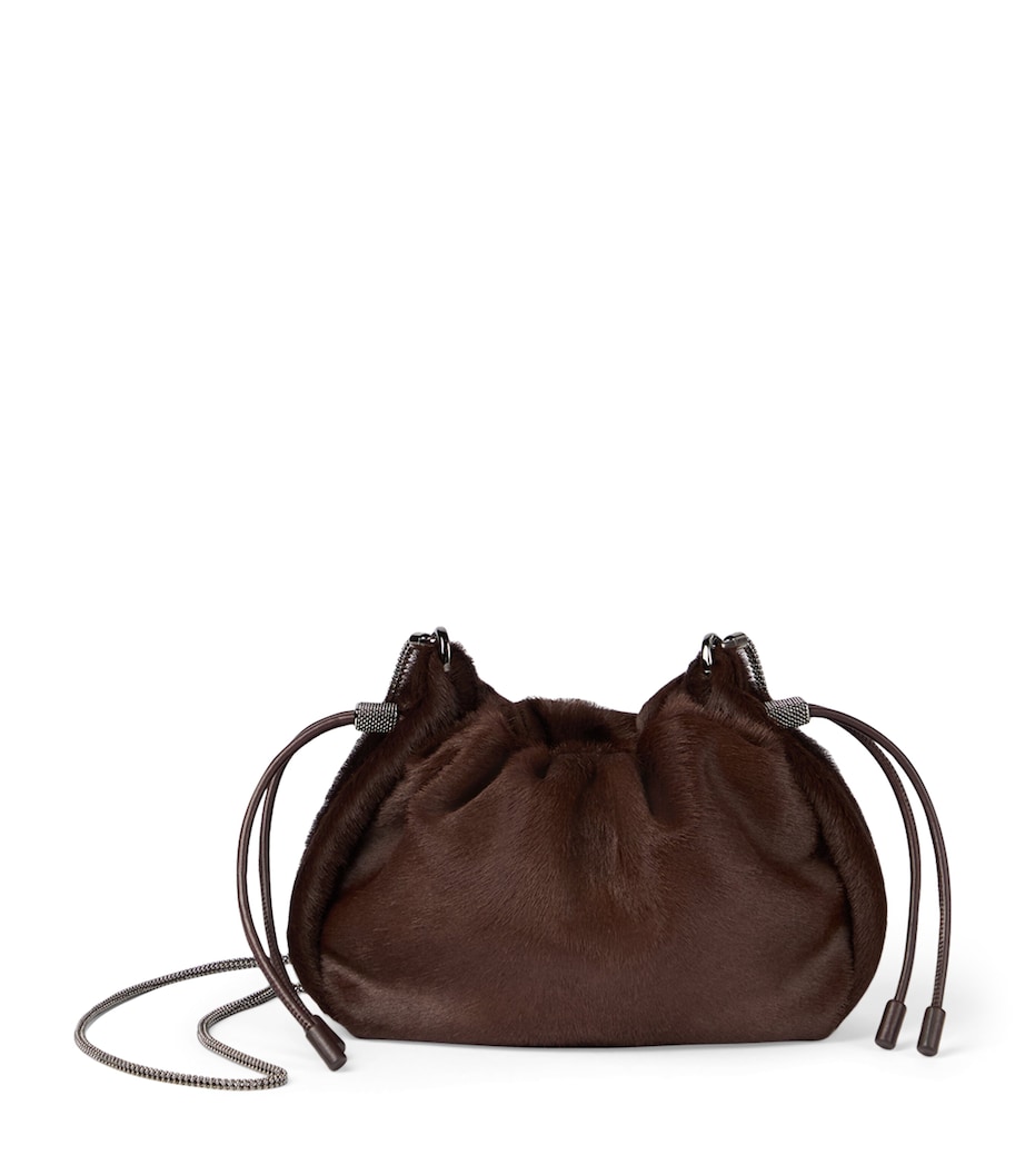 Mini Calf Hair Mellow Bucket Bag C4398 Image 1