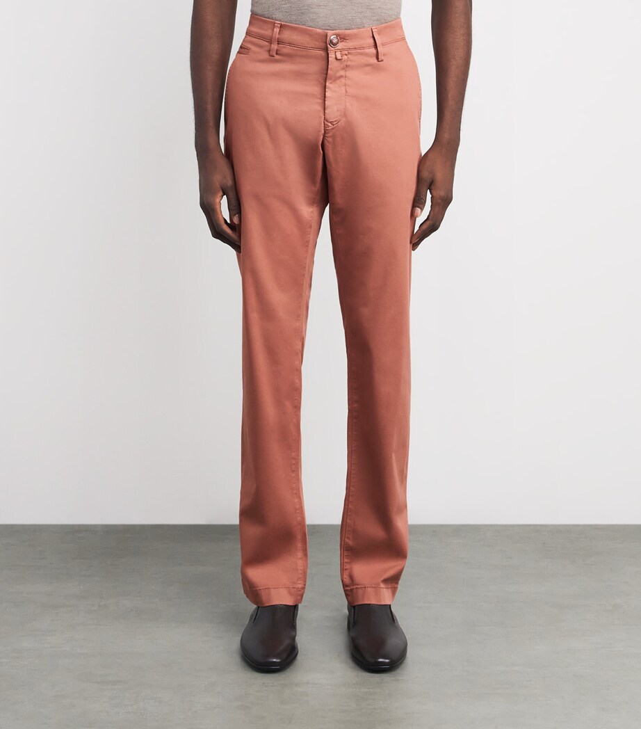 Bobby Slim Trousers G31 - BURNT ORNG Image 4