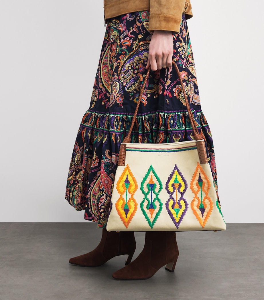 Medium Canvas Libra Shoulder Bag M3791 Image 5