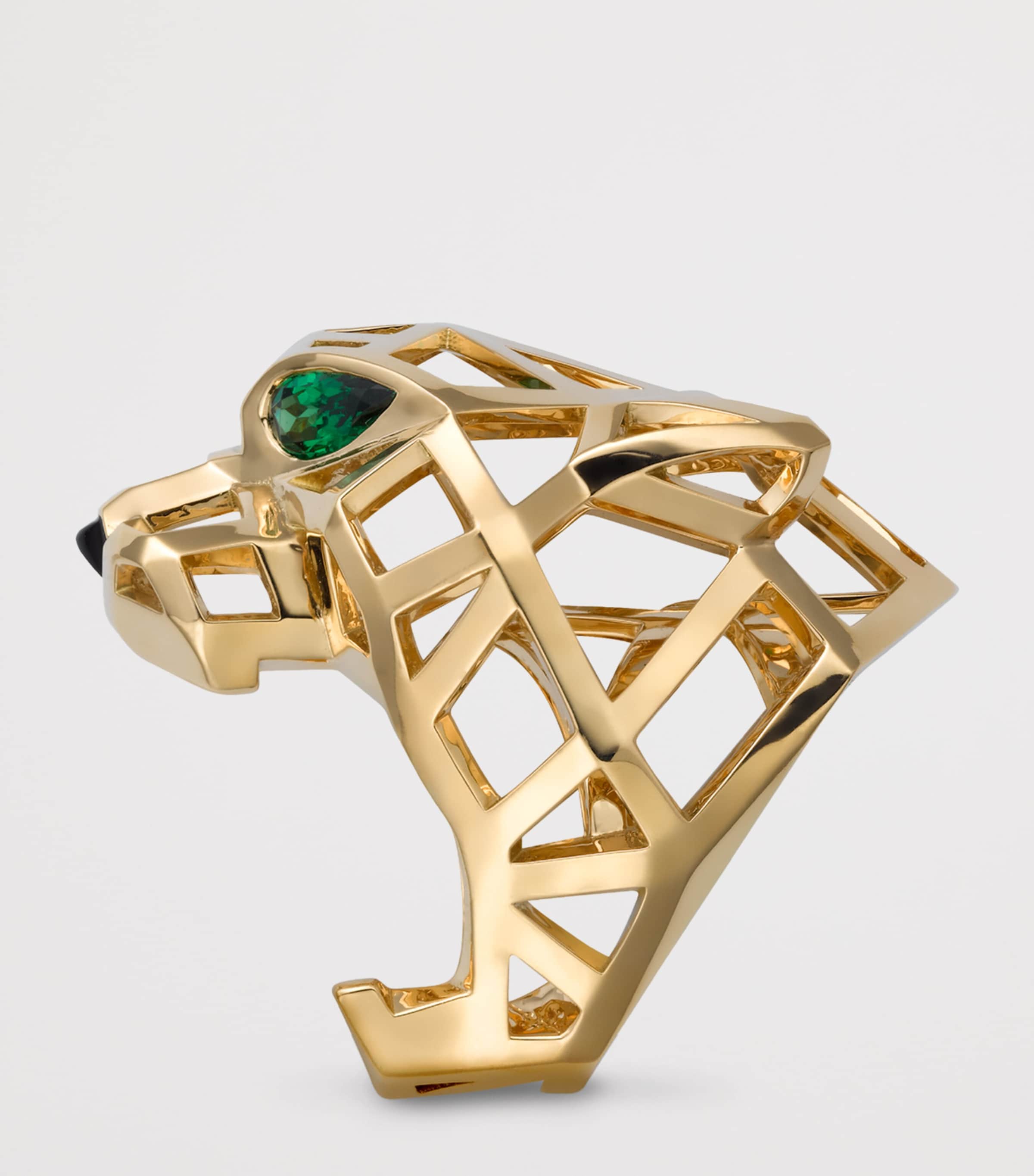 Cartier Yellow Gold, Tsavorite Garnet and Onyx Panthère de Cartier Ring Yellow Gold Image 7