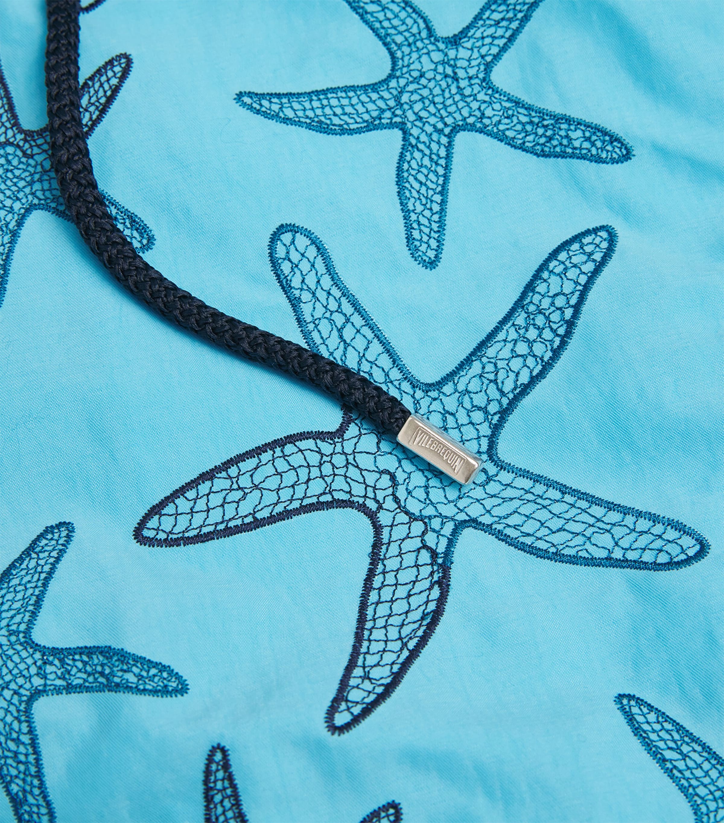 Embroidered Starfish Mistral Swim Shorts 612 TOPAZE BLEUE Image 5