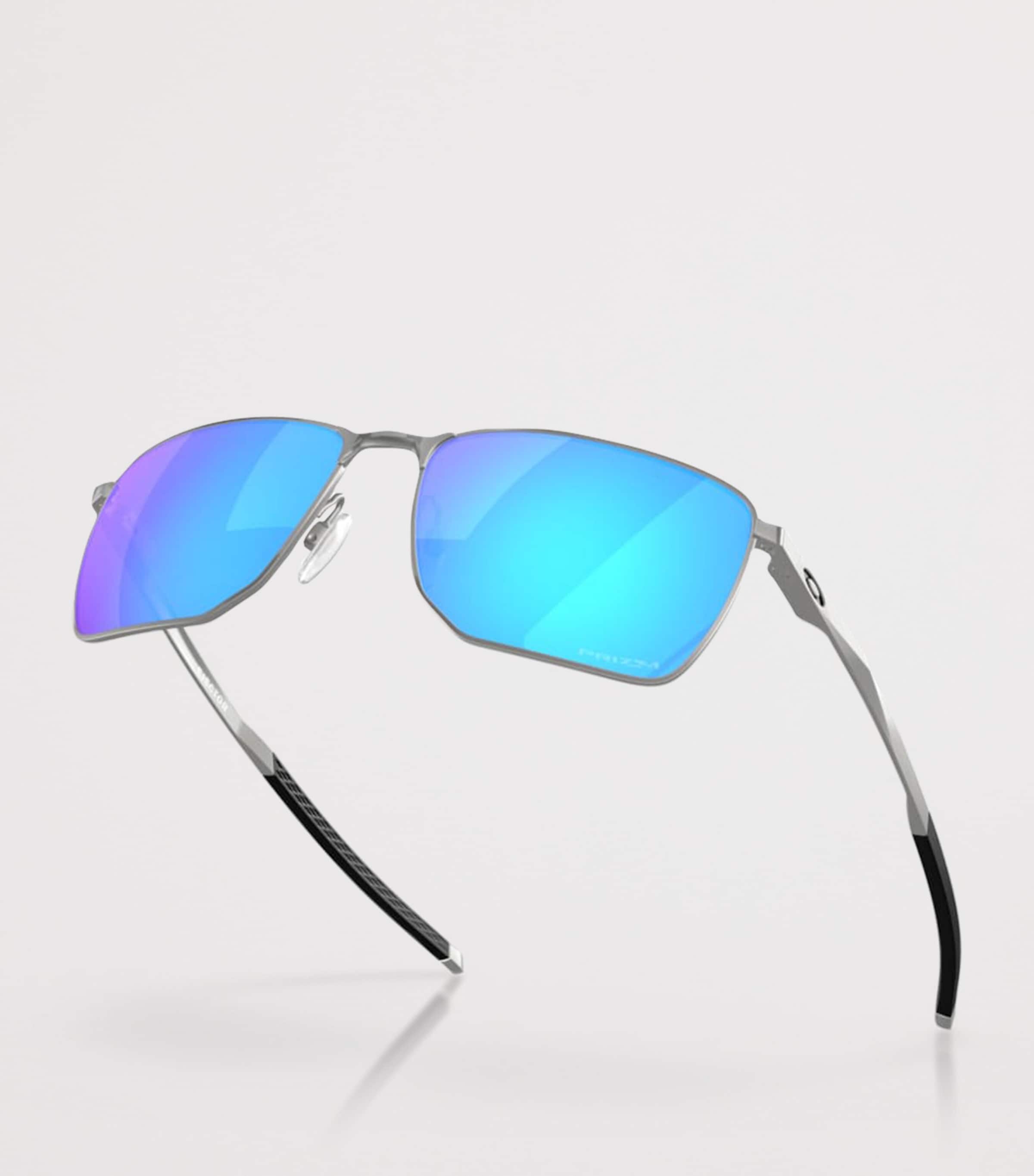 Oakley Ejector Rectangle Sunglasses Silver Image 5