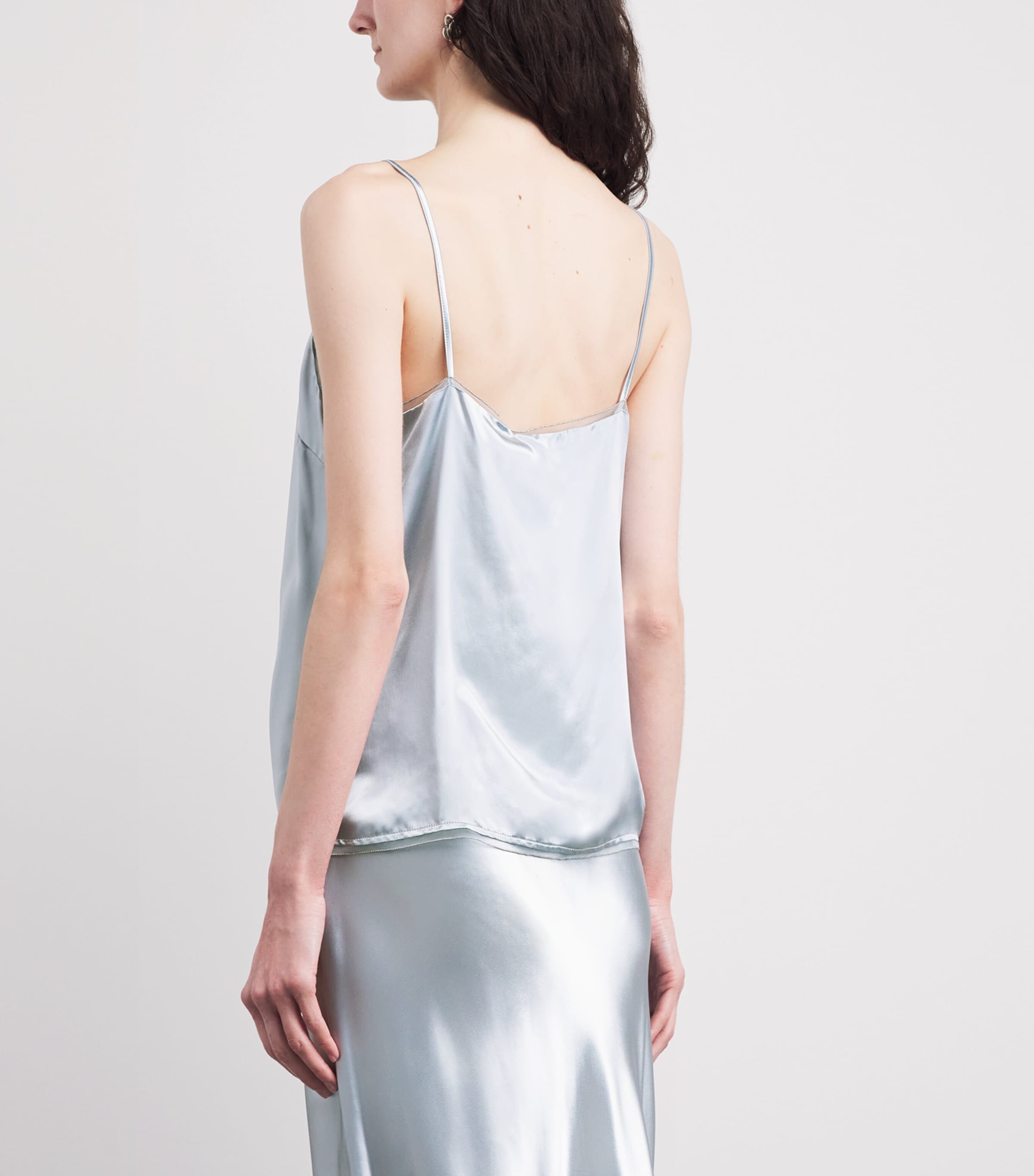 Fabiana Filippi Womens Embellished Cami Top Acqua Image 5