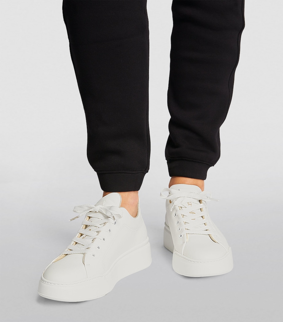 Leather Sneakers WHITE Image 6