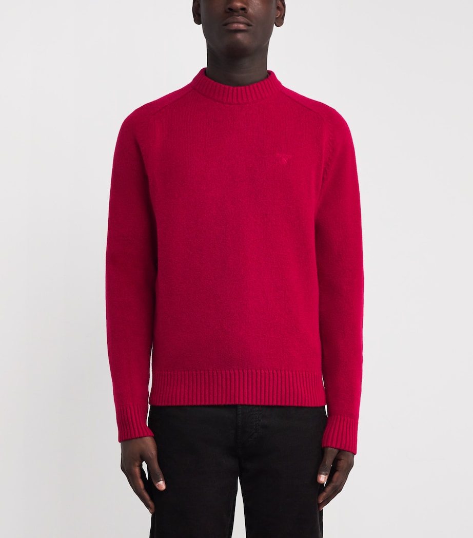 Wool Grangetown Sweater BIKING RED Image 3
