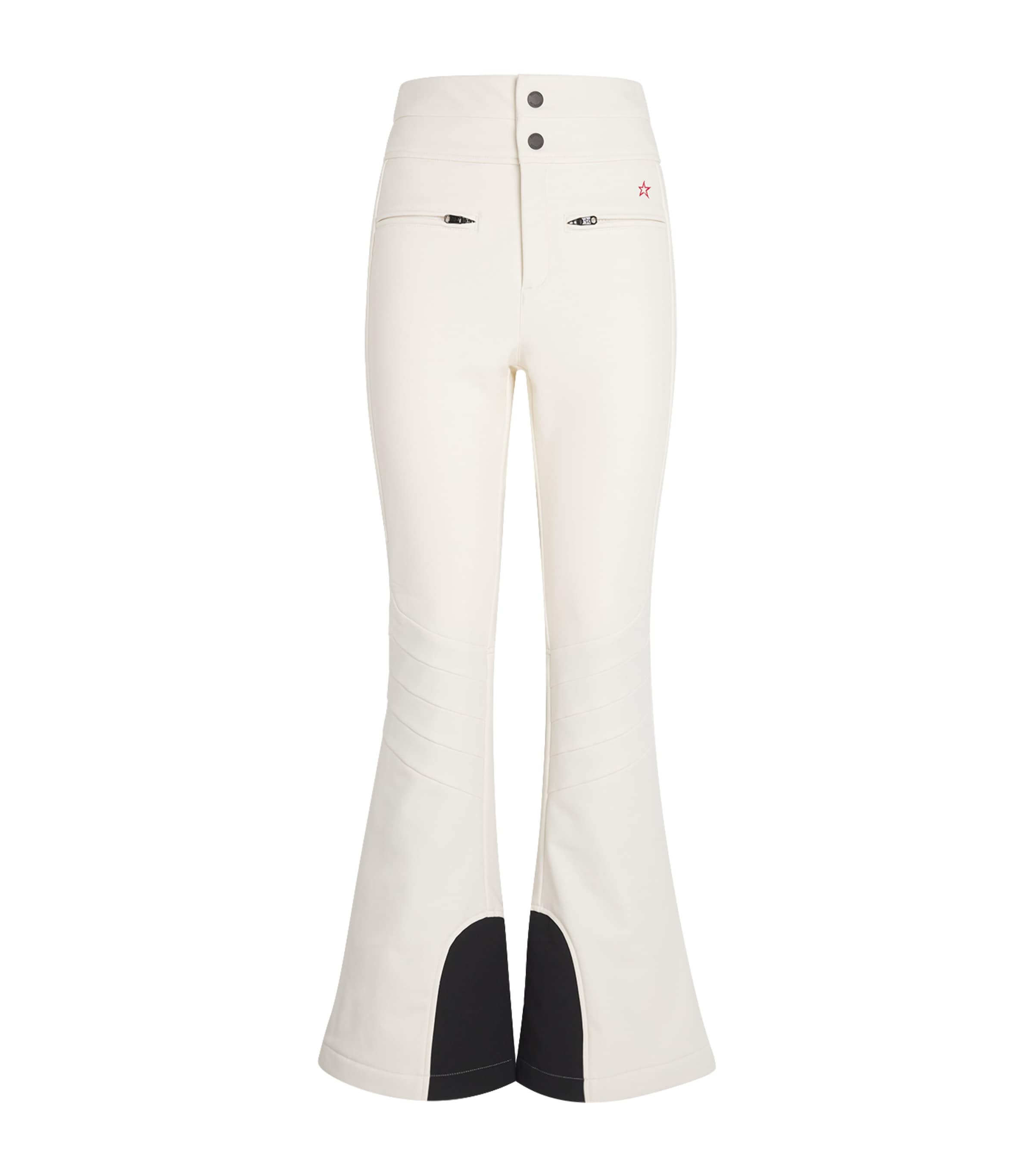 Perfect Moment High-waist Flared Aurora Ski Trousers In White