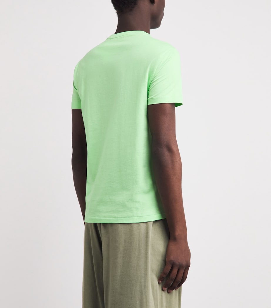 Polo Ralph Lauren Mens Cotton Custom Slim-Fit T-Shirt Cruise Image 5