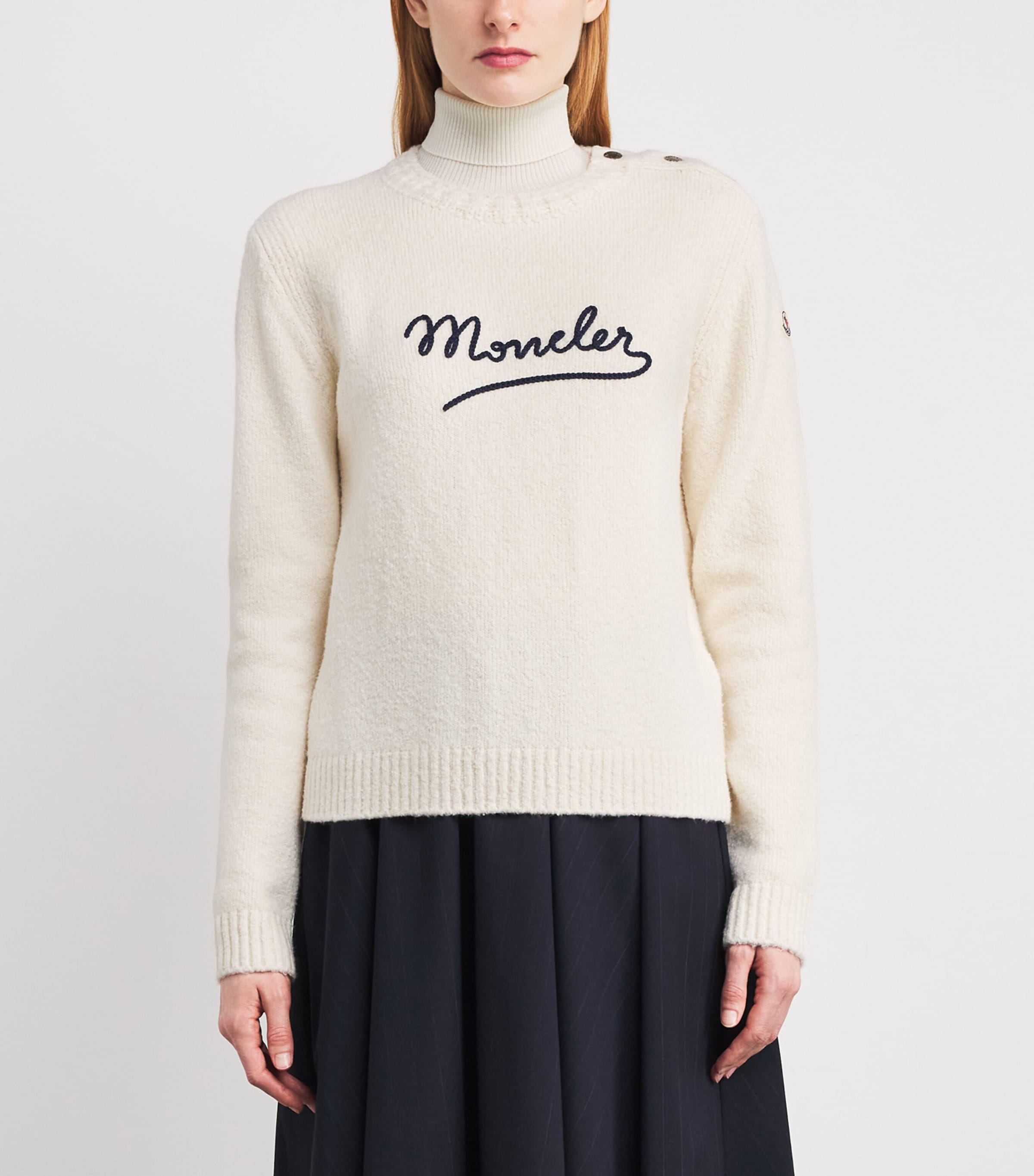 Cotton-Blend Embroidered Sweater 34 Image 3