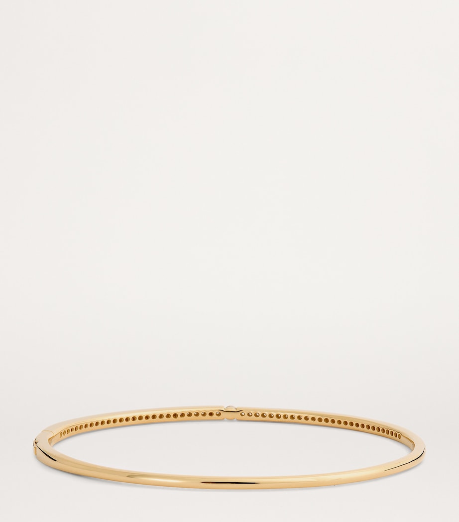 Persée Small Yellow Gold and Diamond Zeus Bangle Yellow Gold Image 3