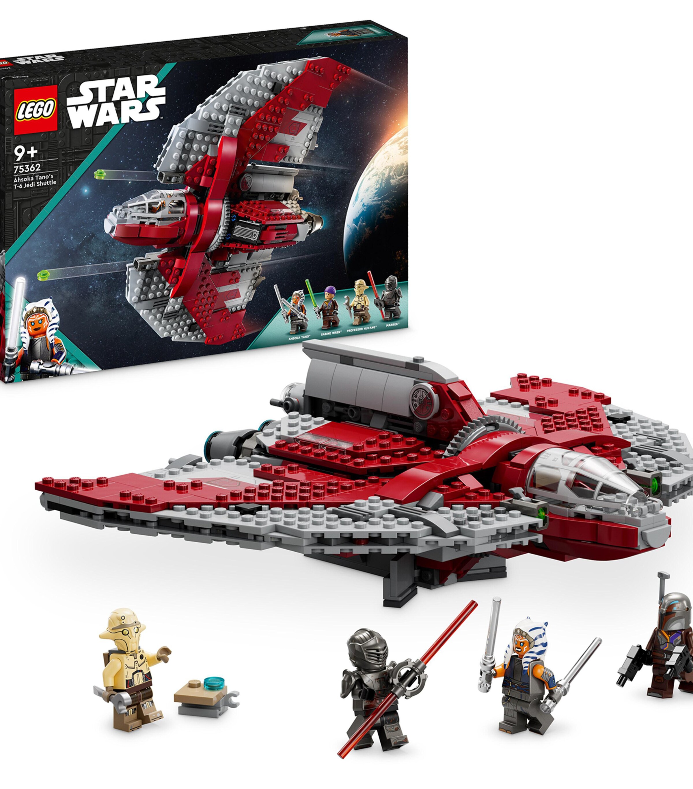 Lego Star Wars Ahsoka Tano's T-6 Jedi Shuttle 75362 Image 4