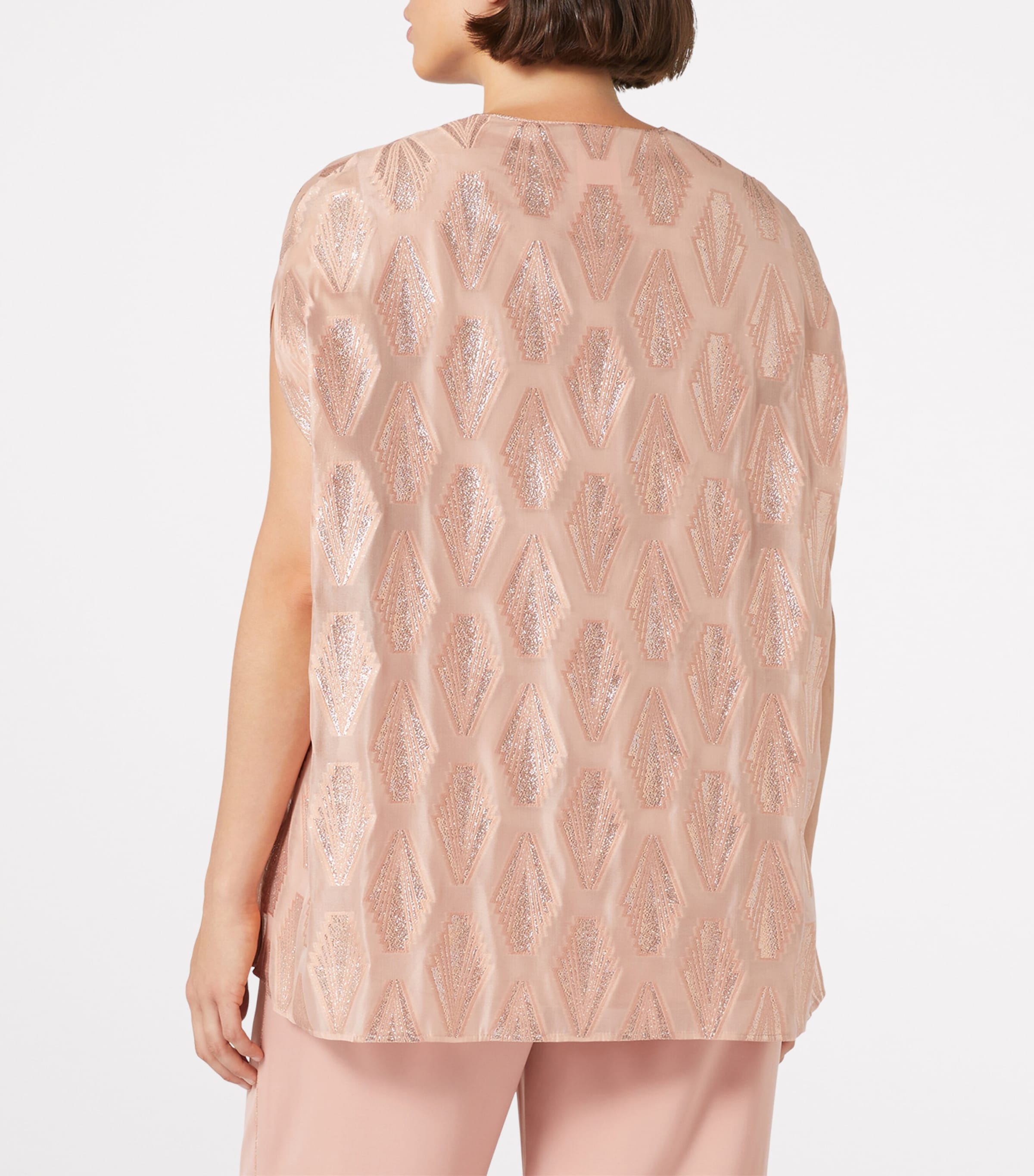 x Dima Ayad Sleeveless Girotta Top ROSE GOLD Image 3