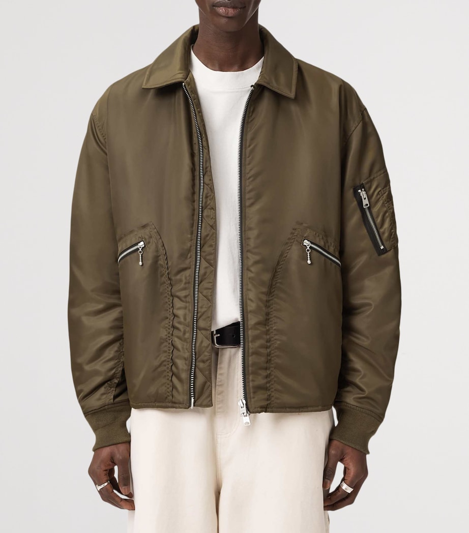 Fallon Bomber Jacket KHAKI BROWN Image 3
