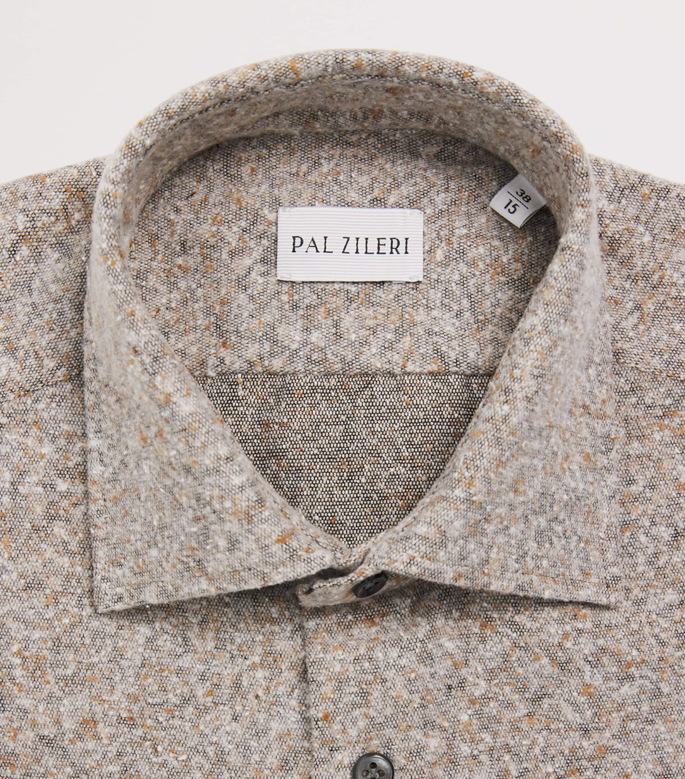 Cotton-Silk-Blend Shirt 25 GREY Image 5