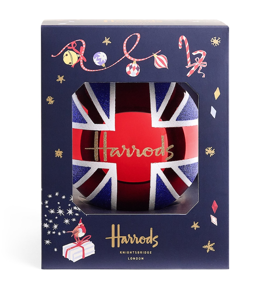 Harrods Large Union Jack Bauble Image 1