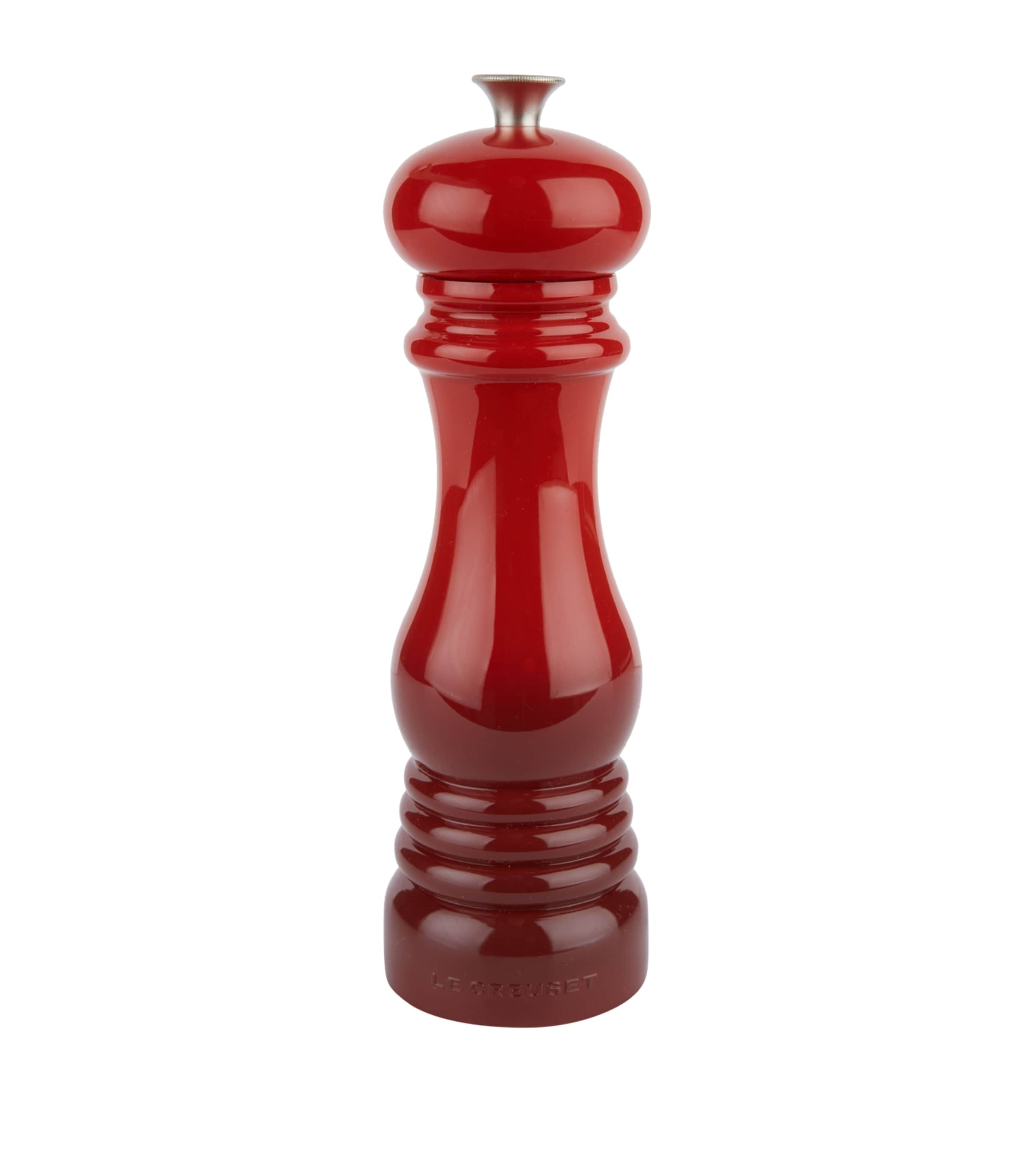 Le Creuset Pepper Mill With Adjustable Grind Setting In Red