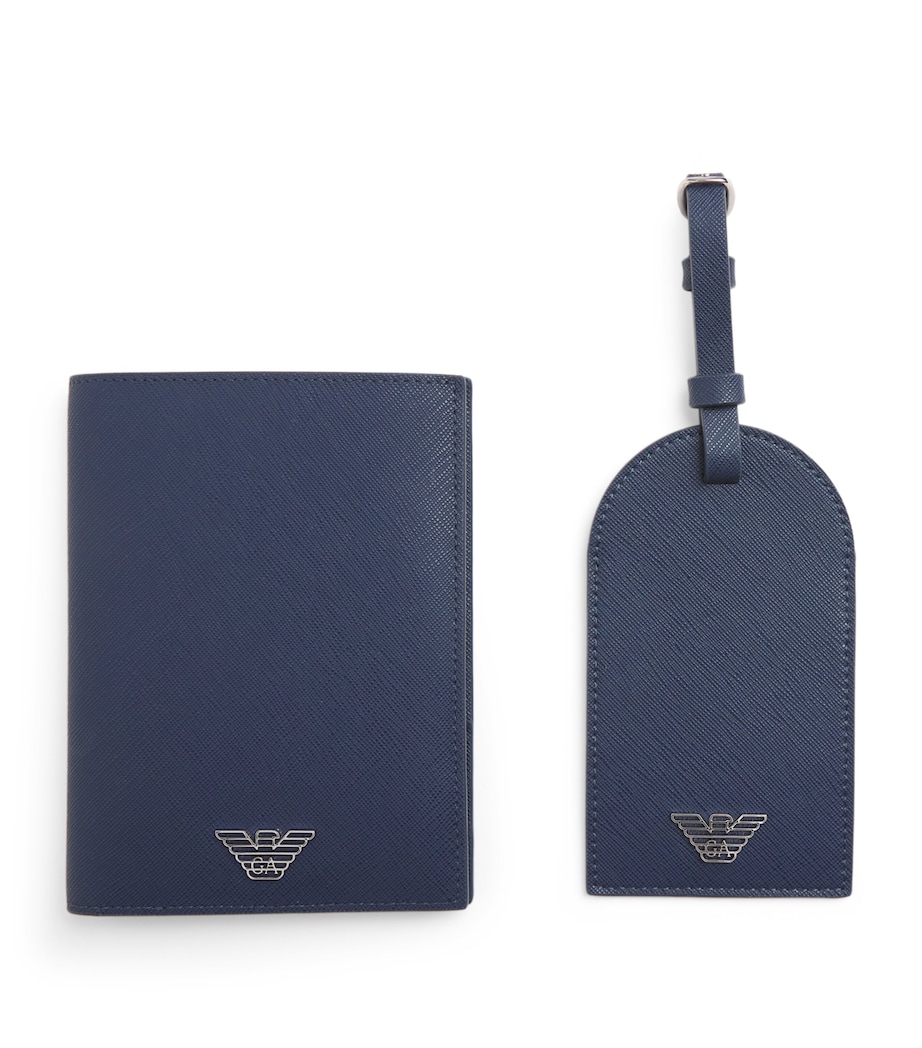 Leather Passport Holder and Tag Set UB107 Image 1