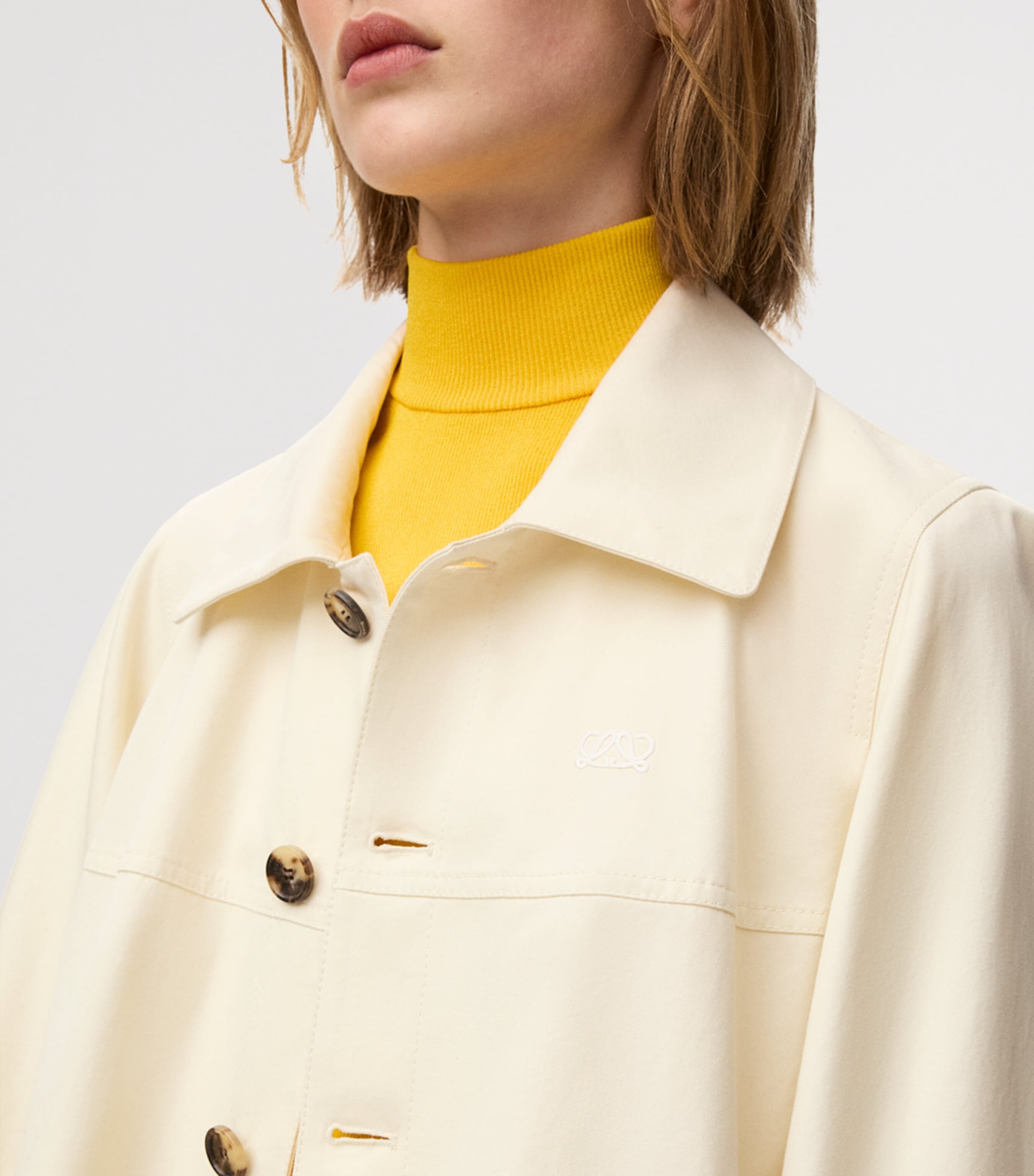 Cotton-Silk Jacket IVORY Image 5