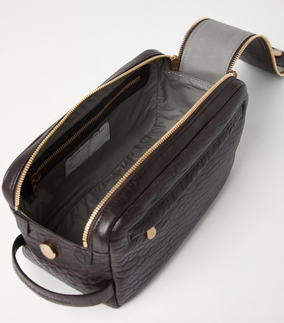 Leather Wash Bag C4214 Image 4